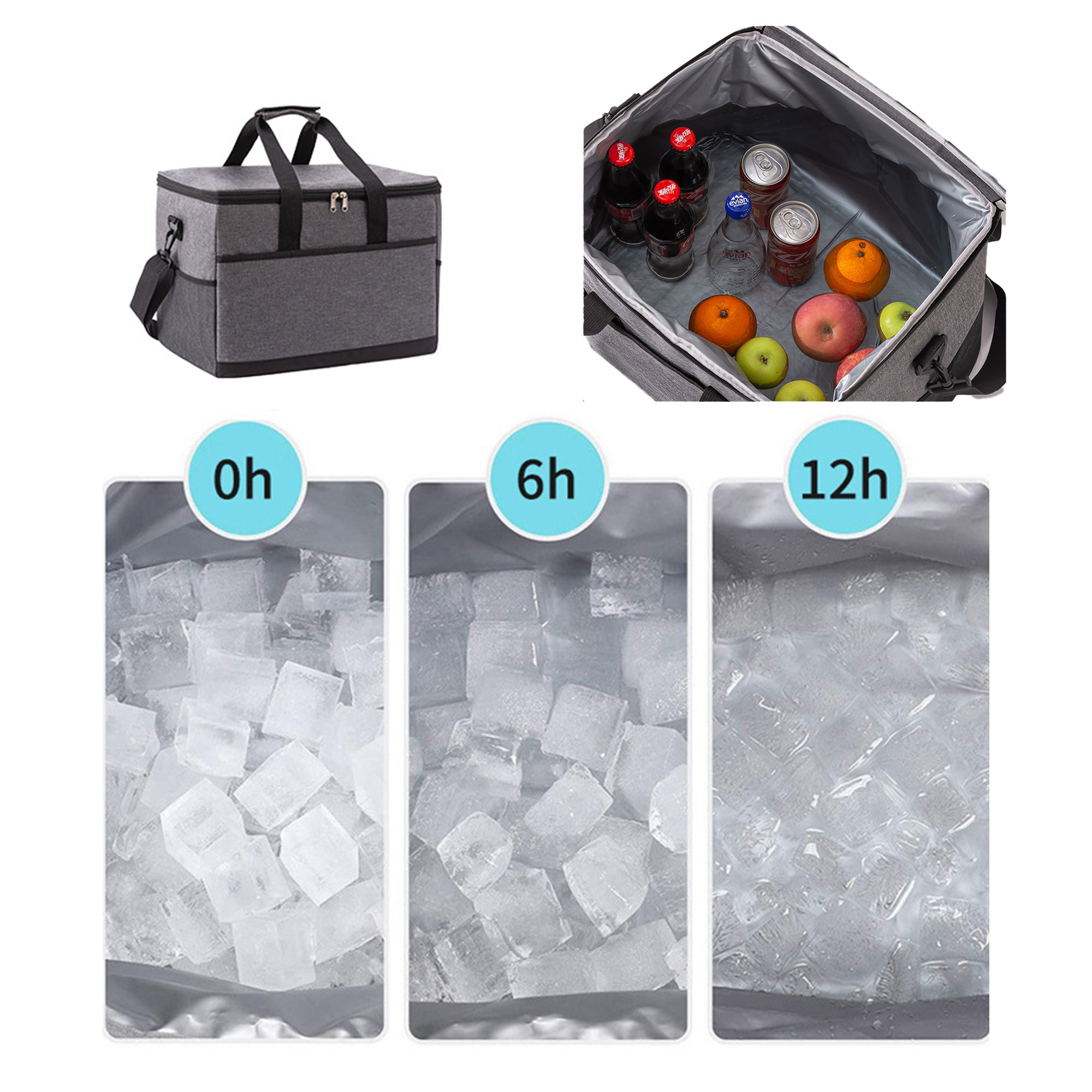 Waterproof Oxford Fabric Outdoor Camping Cooler Bag 4