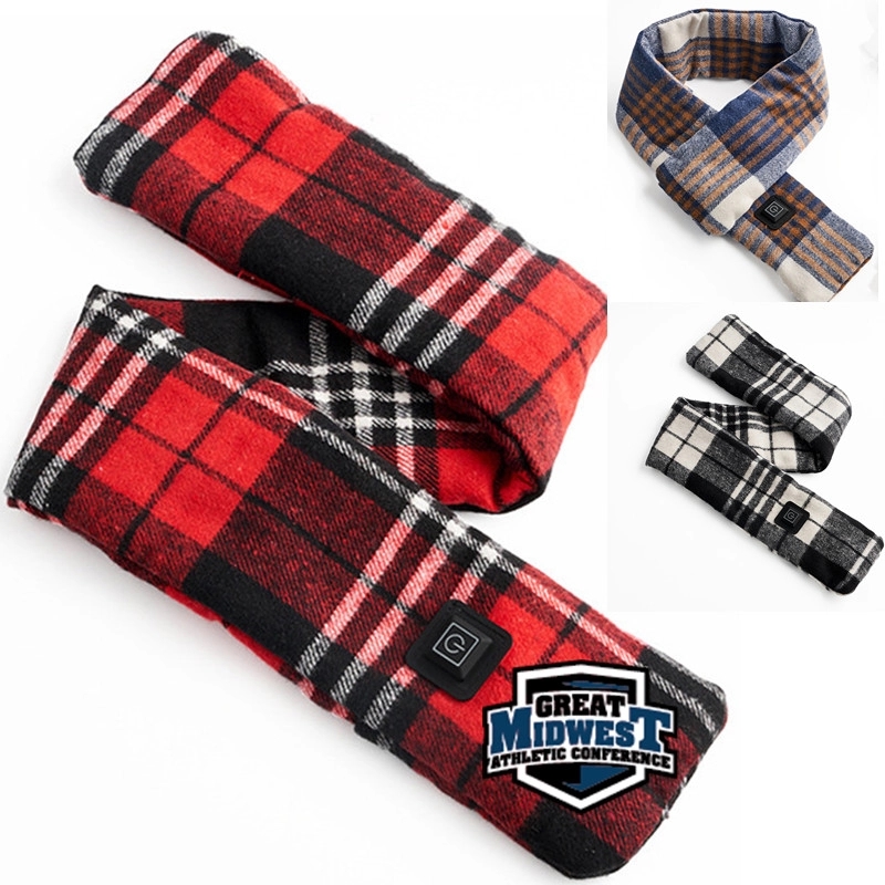 Warm Plaid Heated Scarf 5