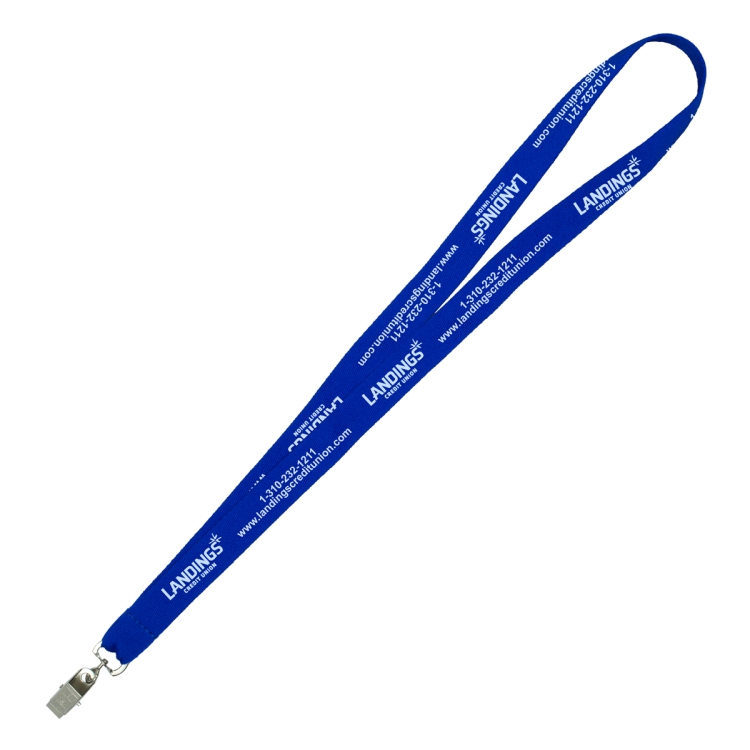 "EASTMAN" 3/4" Super Fine Detail Woven-In Lanyard (Overseas Production 8-10 Weeks) 5