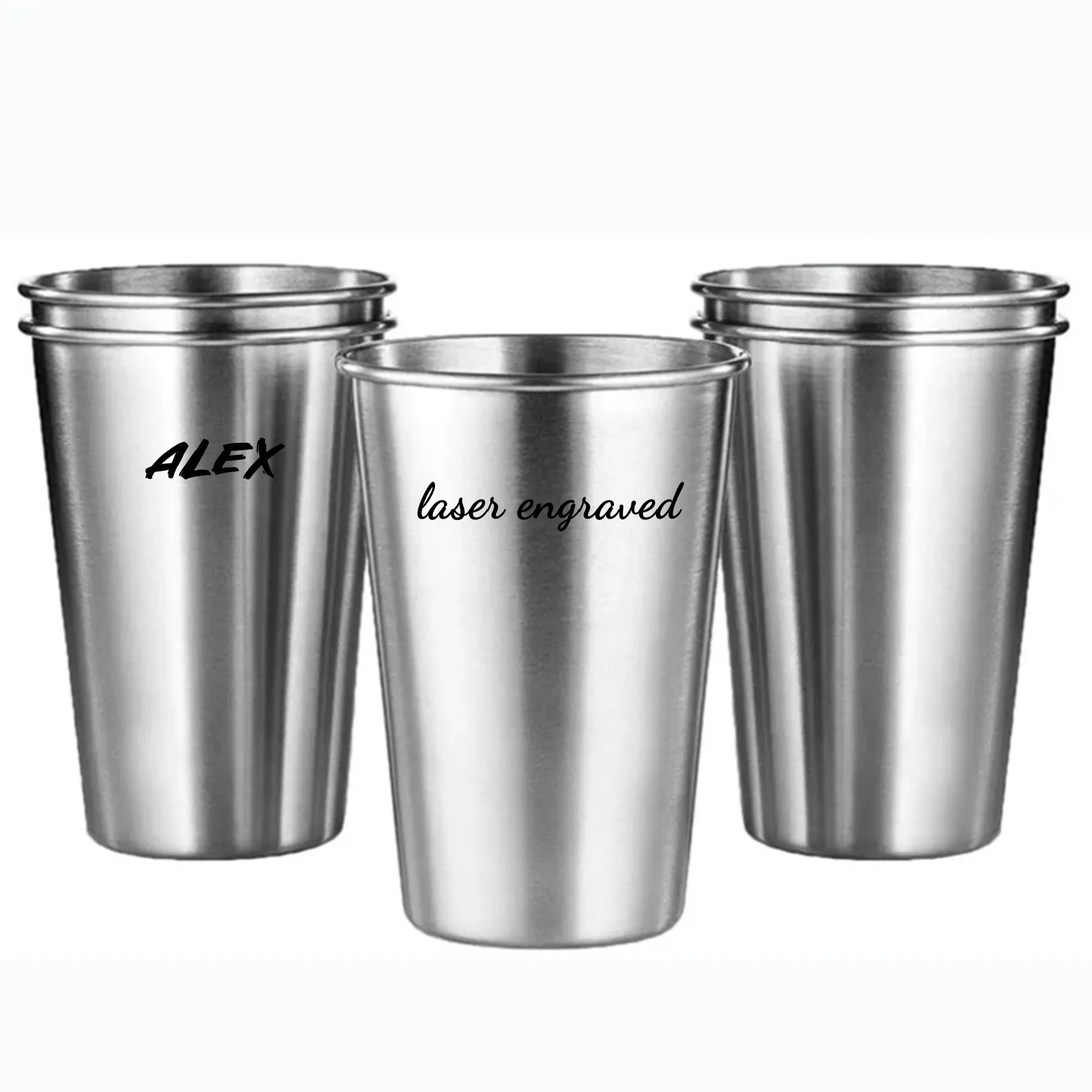 16 Oz Stainless Steel Pint Cup MOQ50 3
