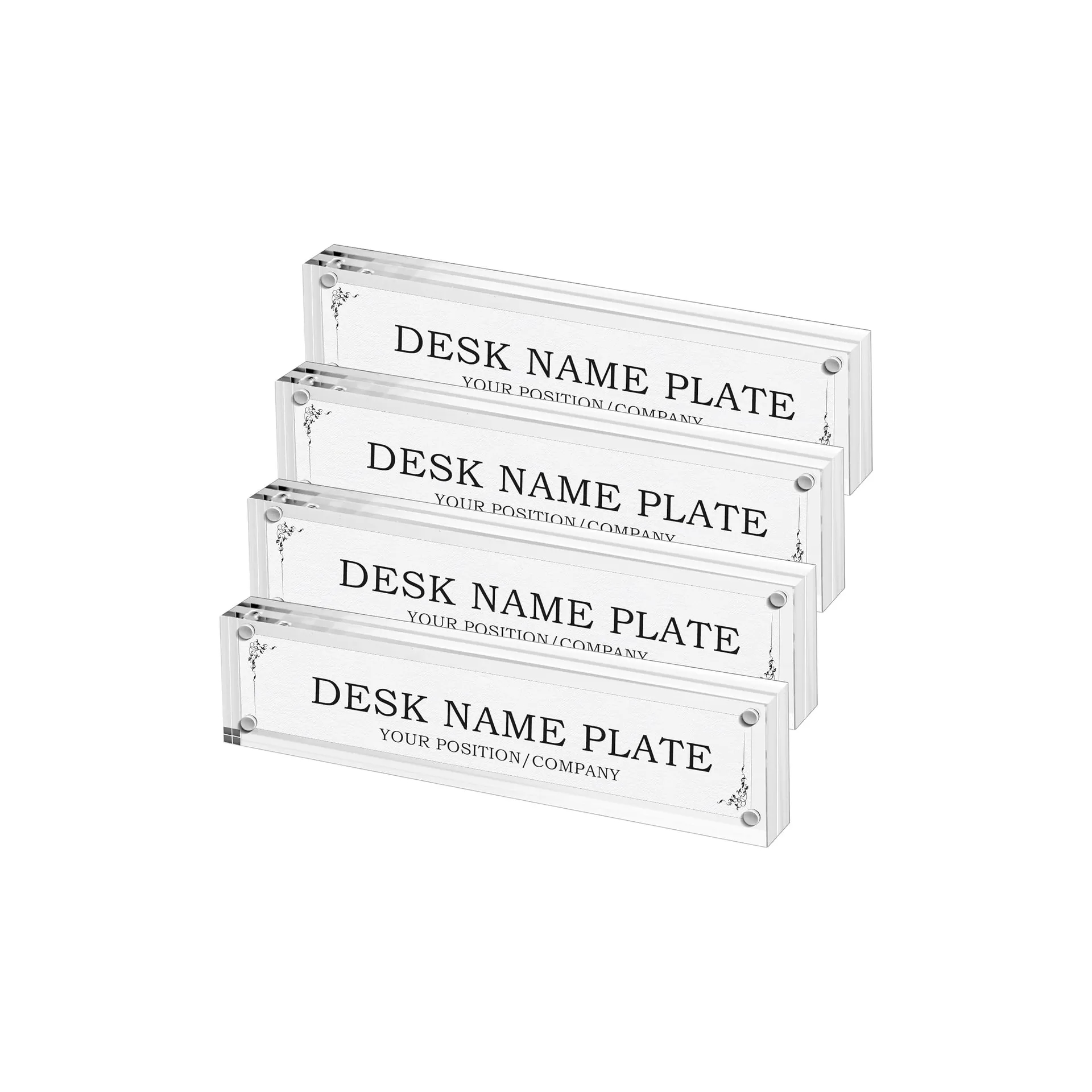 Acrylic Nameplate 2