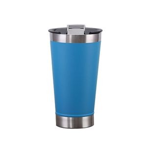 500ml Stainless Steel Coffee Mug With Straw And Double Wall Insulation 14