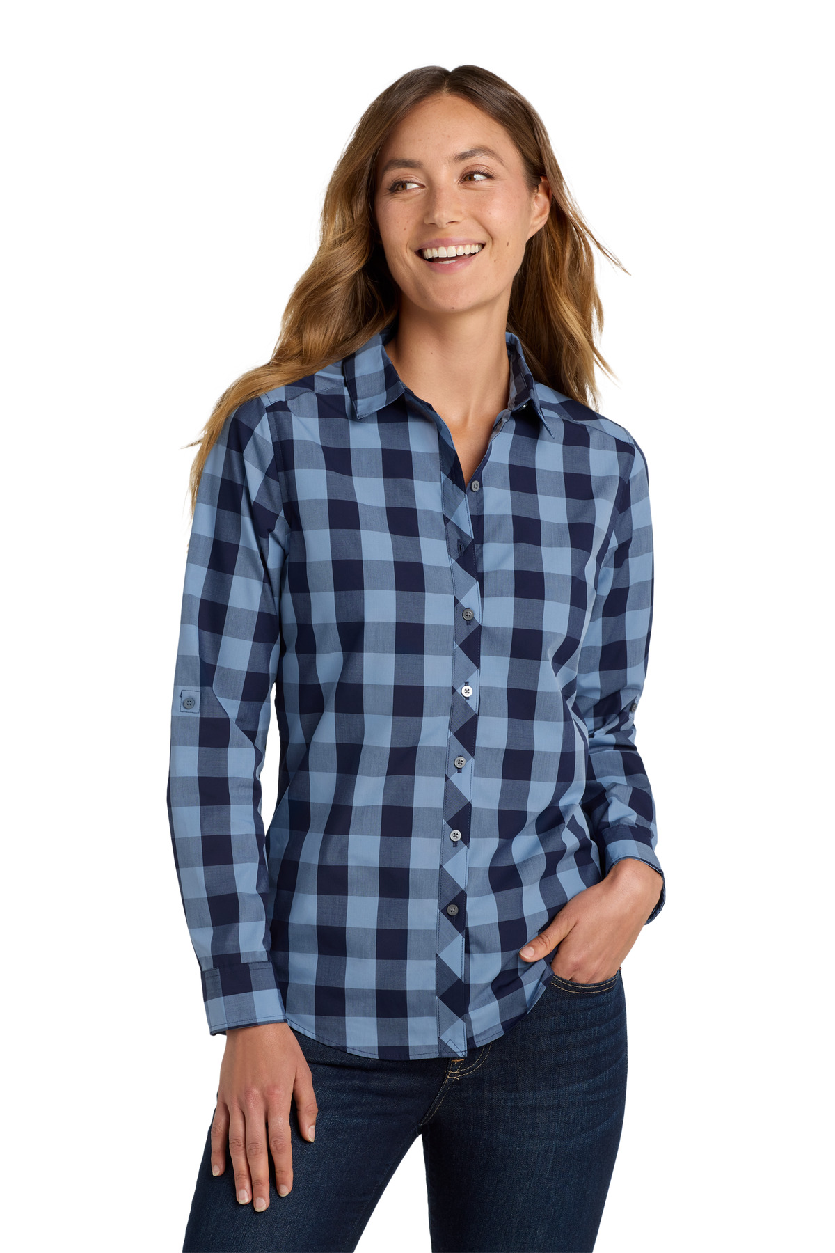 Port Authority Women's Everyday Plaid Shirt. LW670 22