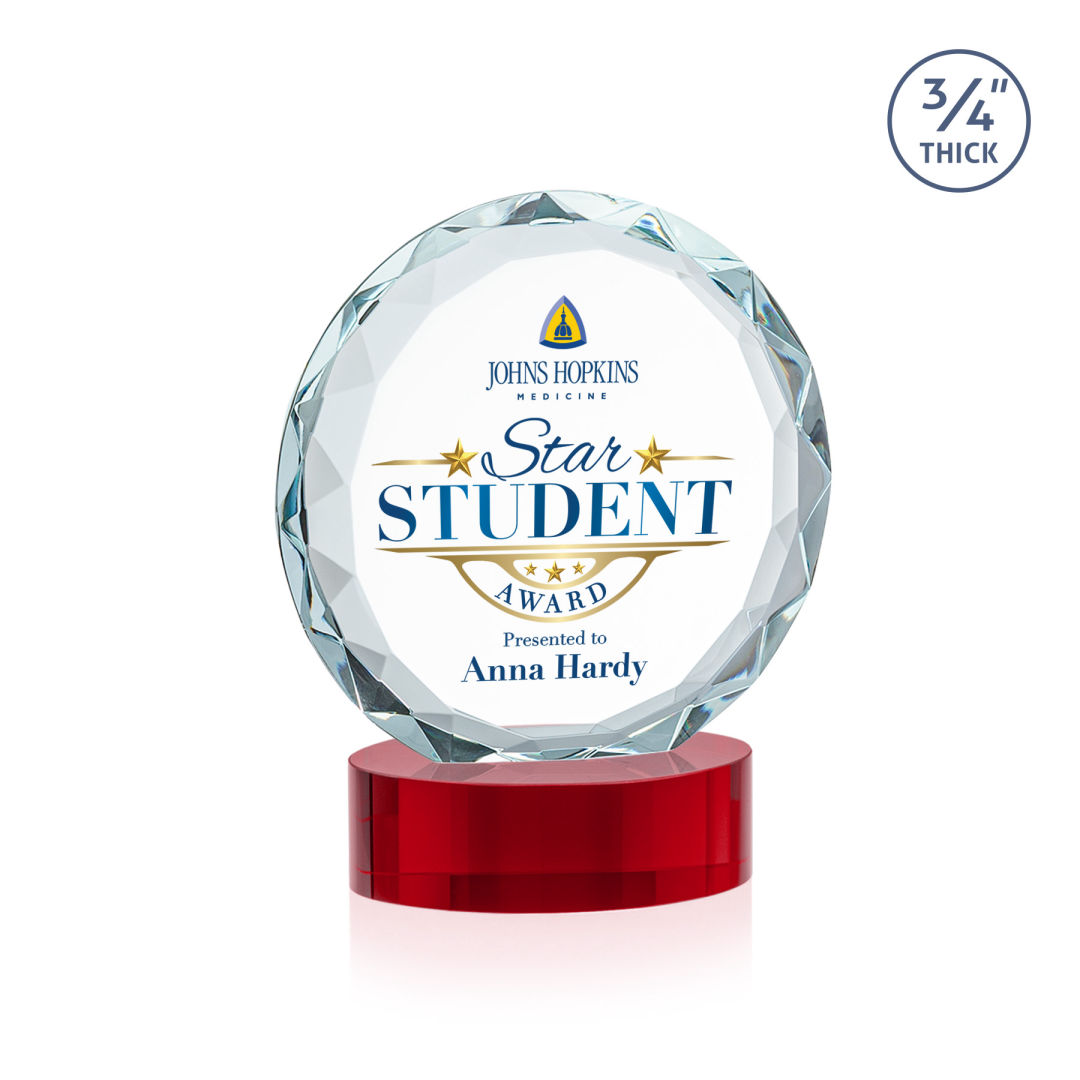 Centura VividPrint™ Award on Alberton Base - Red 7