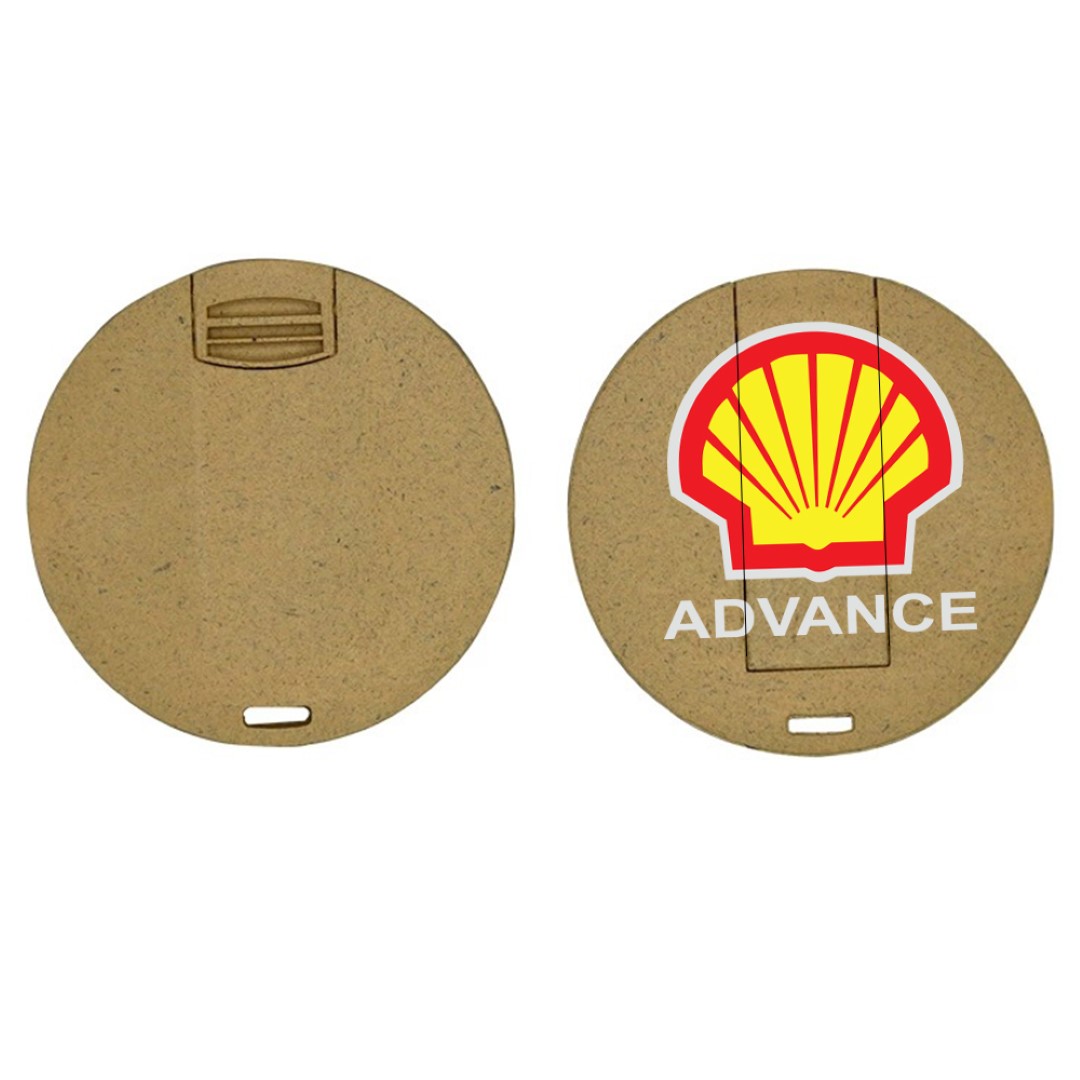 EcoDisc Wooden Swivel USB Drive 9