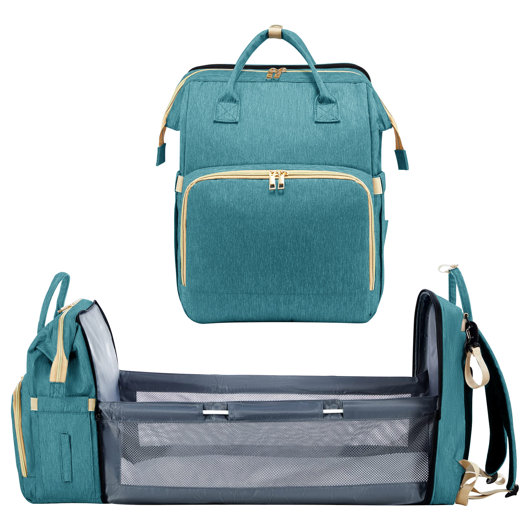 Outdoor Foldable Baby Diaper Mommy Backpack 7