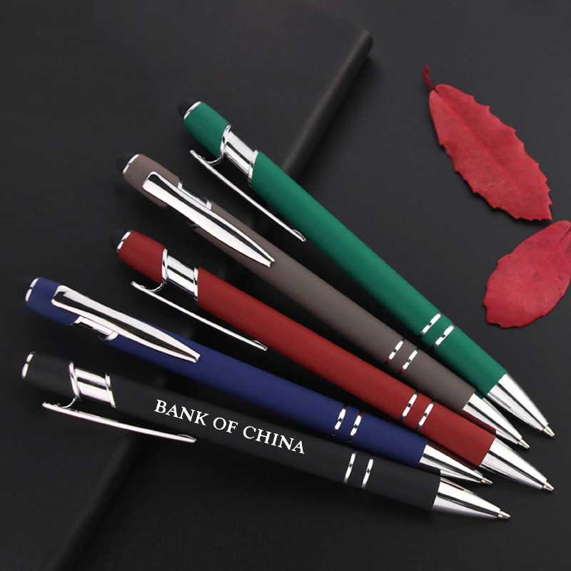 Aluminum Shell Ballpen w/ Stylus
