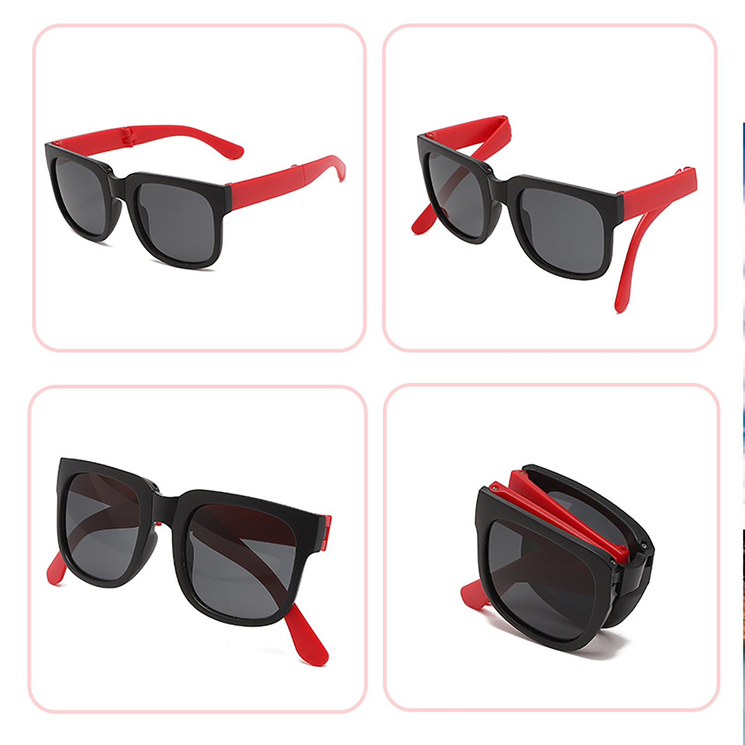 Children'S Foldable Uv Protection Sunglasses 9