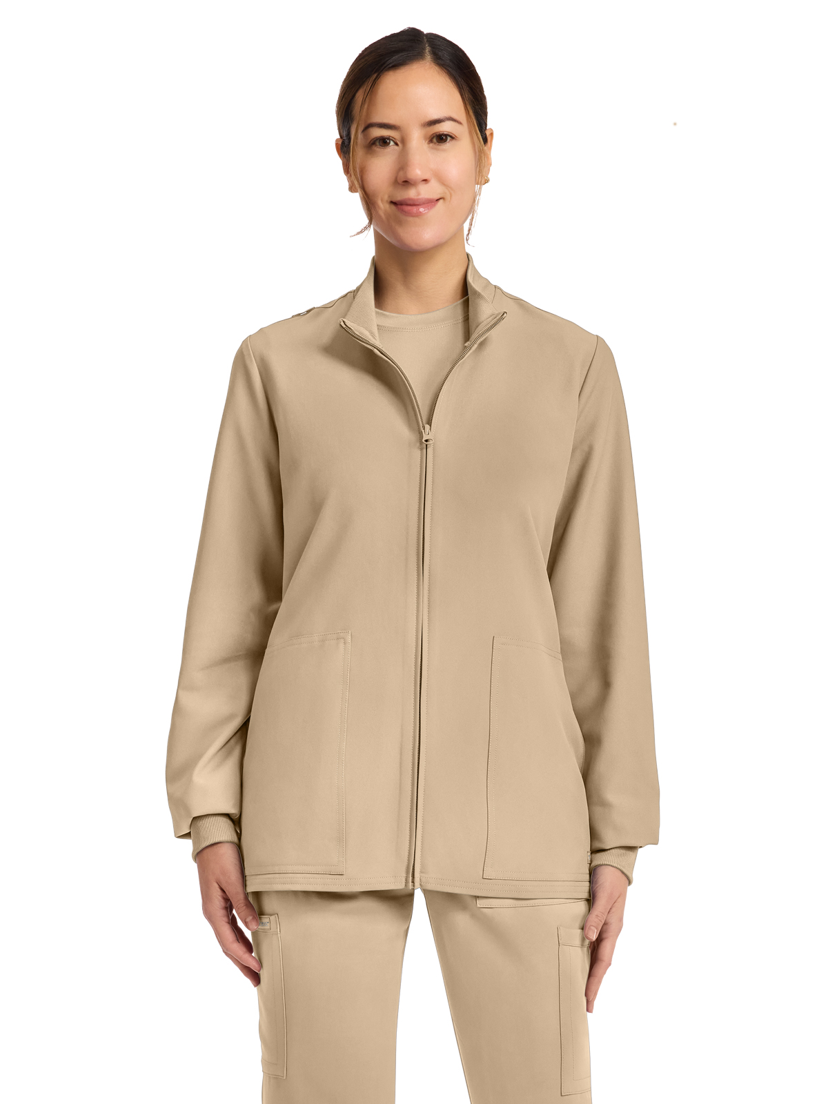 Cherokee - Workwear Originals Ultra - Women's 2-Pocket Zip Up Scrub Jacket 34