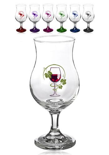 15 oz Prague Hurricane Glass
