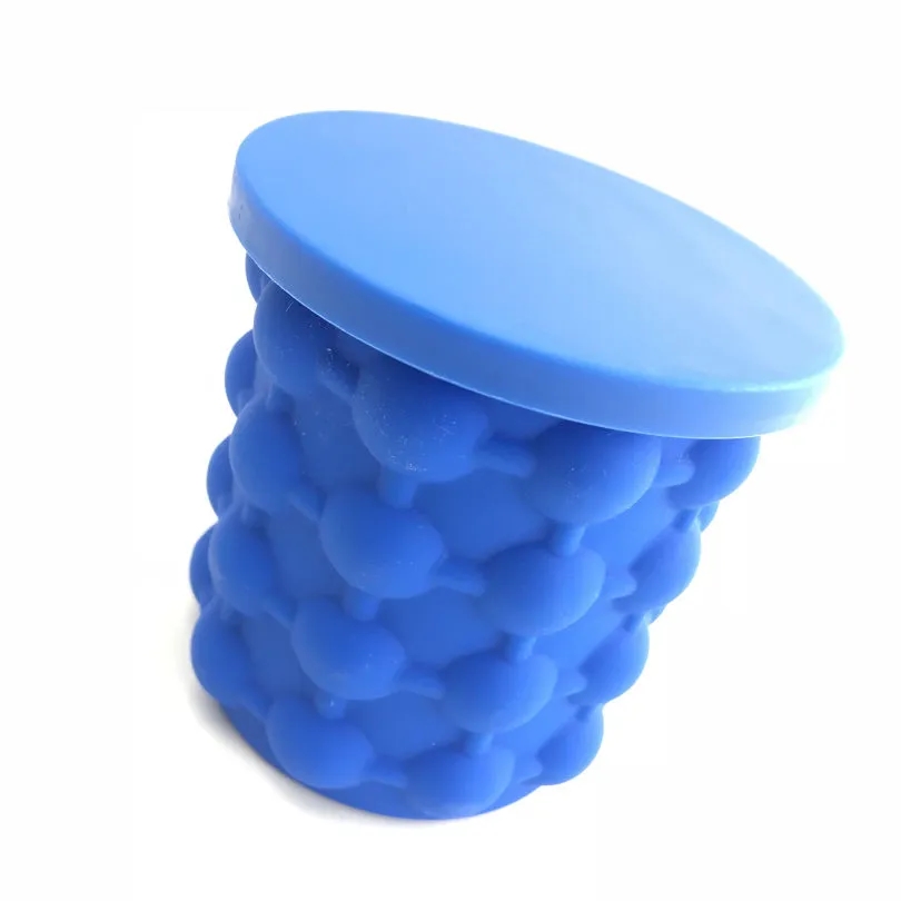 Silicone Ice Bucket - Flexible Freezer Container 8