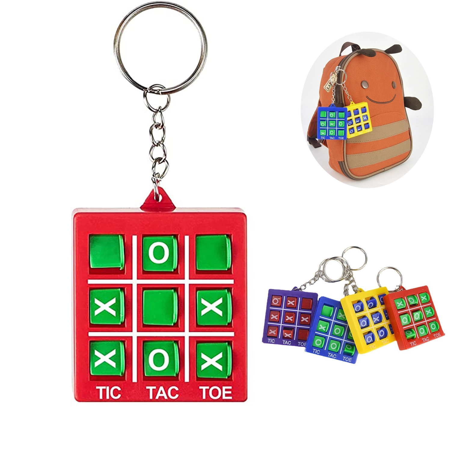 Tic Tac Toe Keychain 2