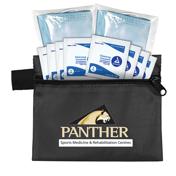 "Titan" Wipe it Down Travel Kit in Zippered Pouch 15