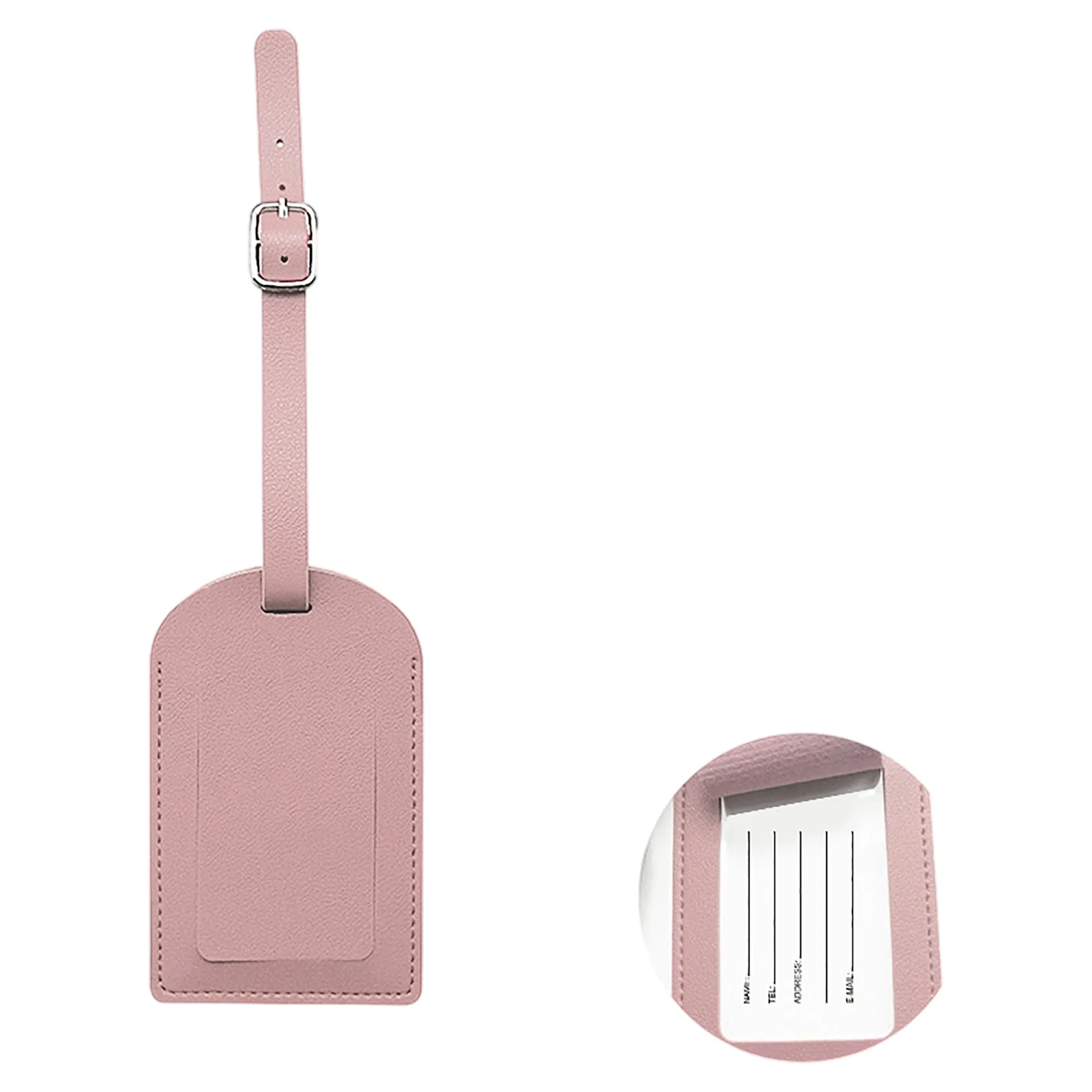 Soft PU Leather Travel Tag for Suitcases and Bags 5