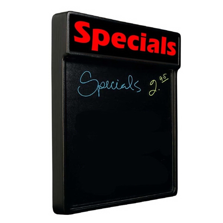 20"x25" Illuminated Write-On Board Simulated Neon Sign