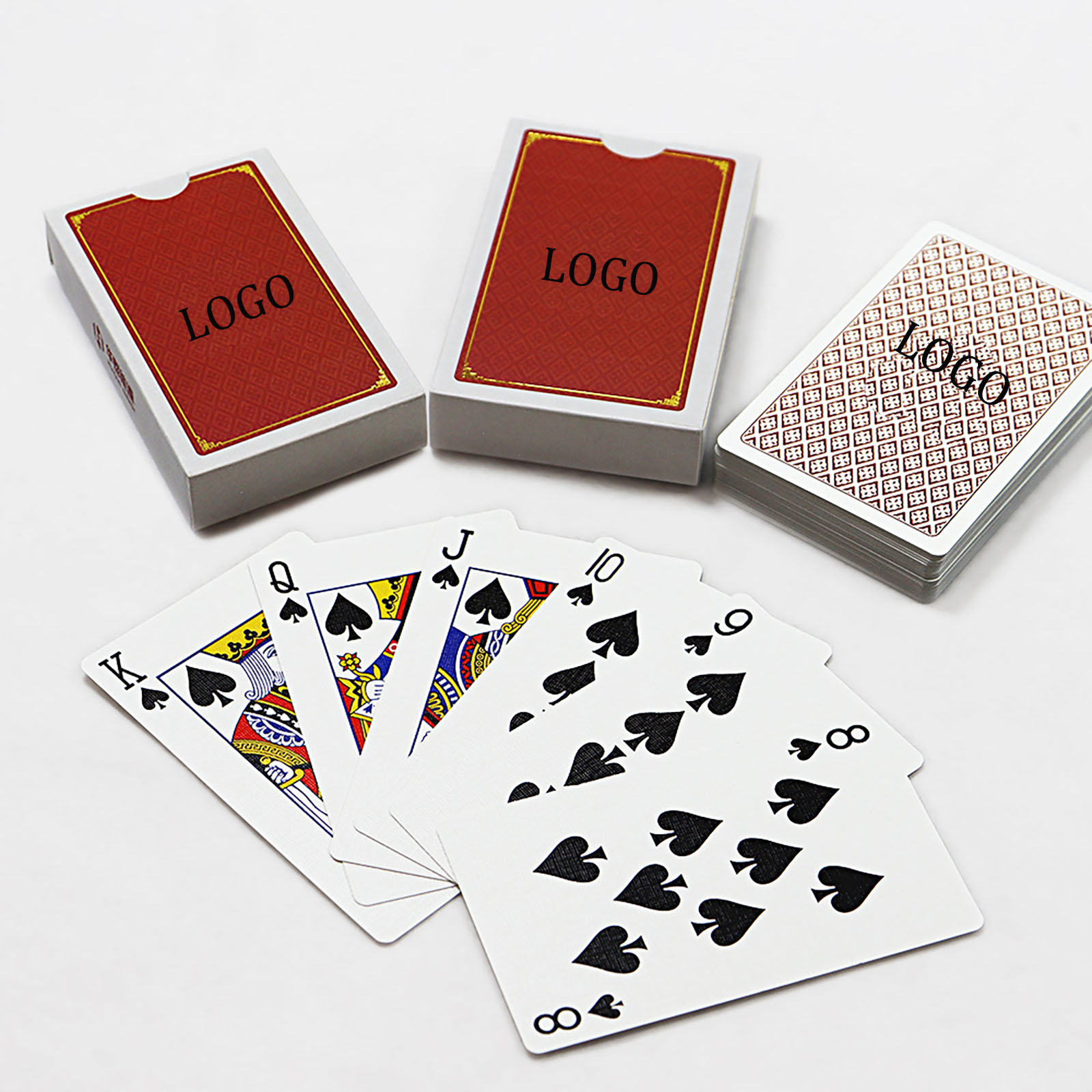 Full Color Printed Playing Cards W/ Custom Logo 3