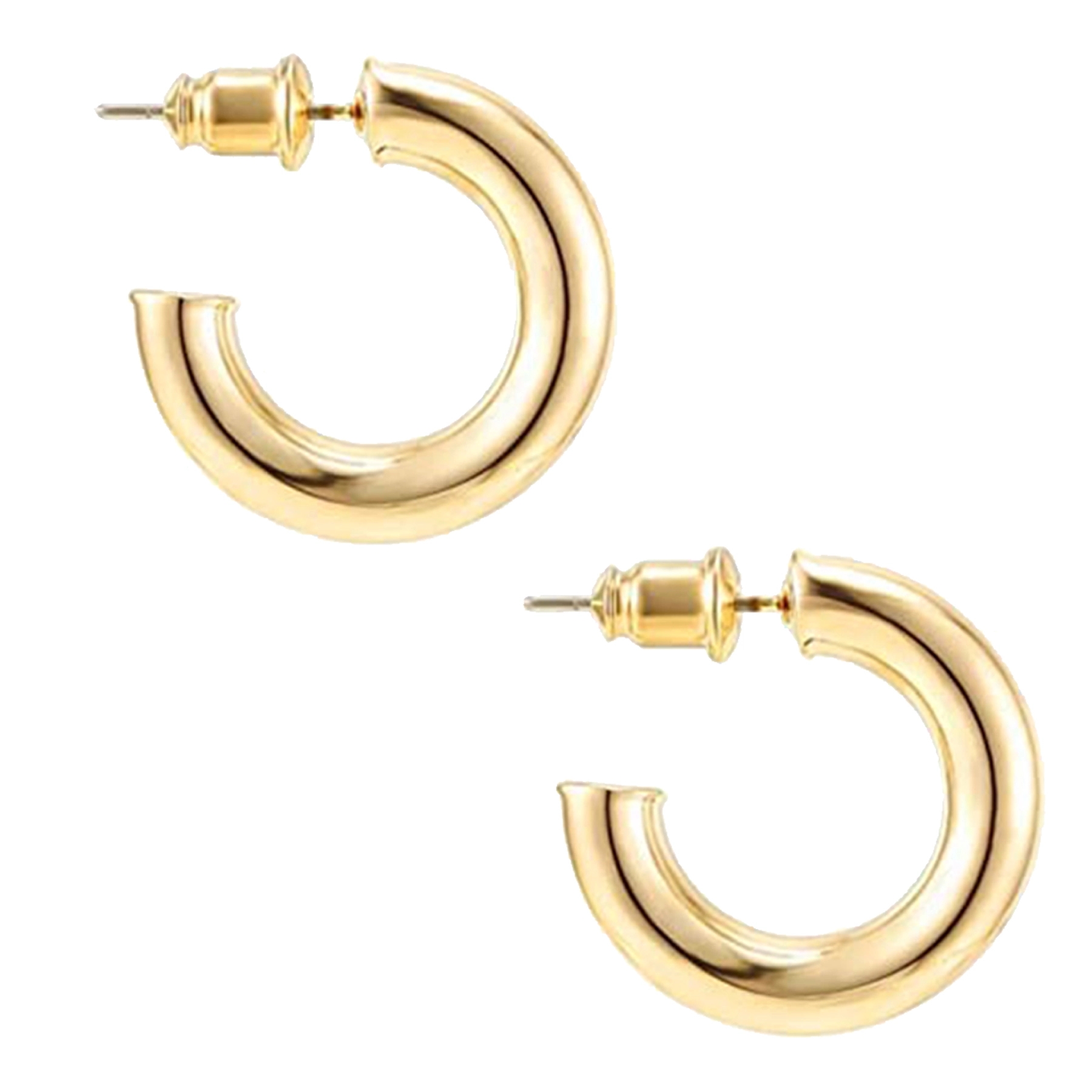 14K Gold Hoop Earrings 2
