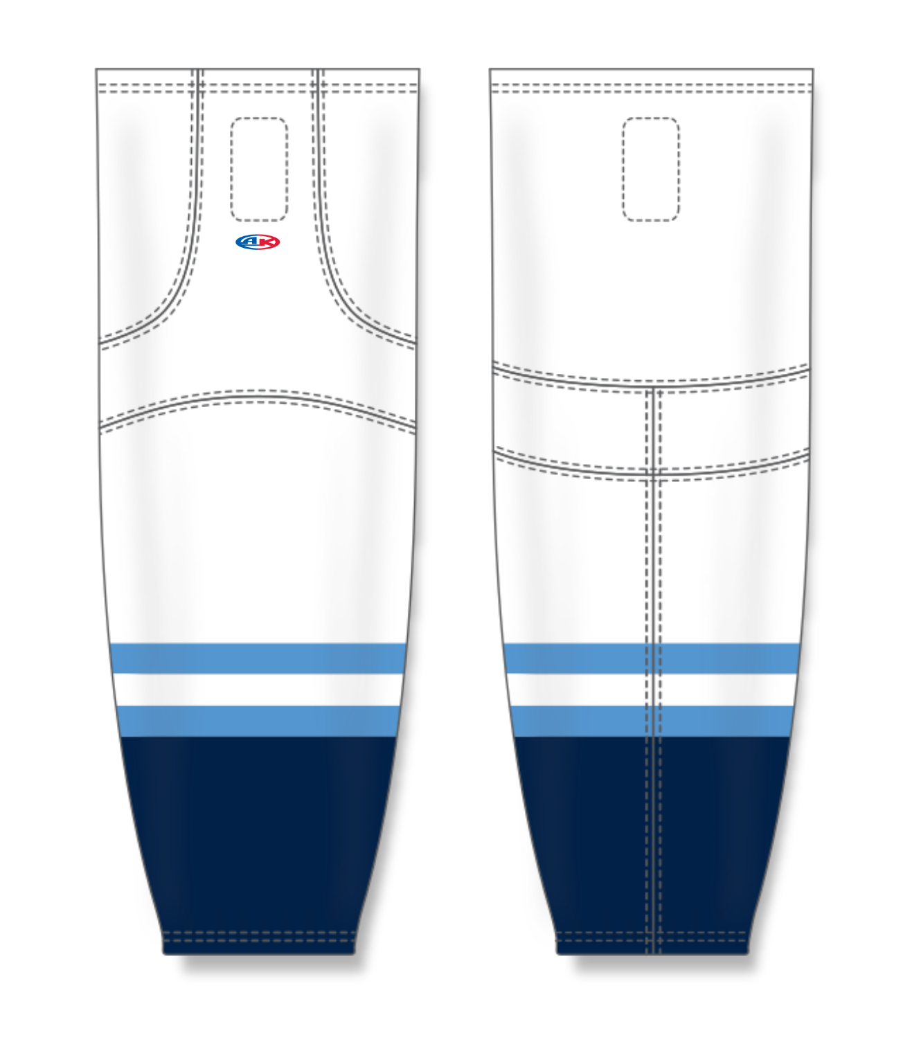 Cut & Sew Pro Hockey Socks HS2100-G138 3