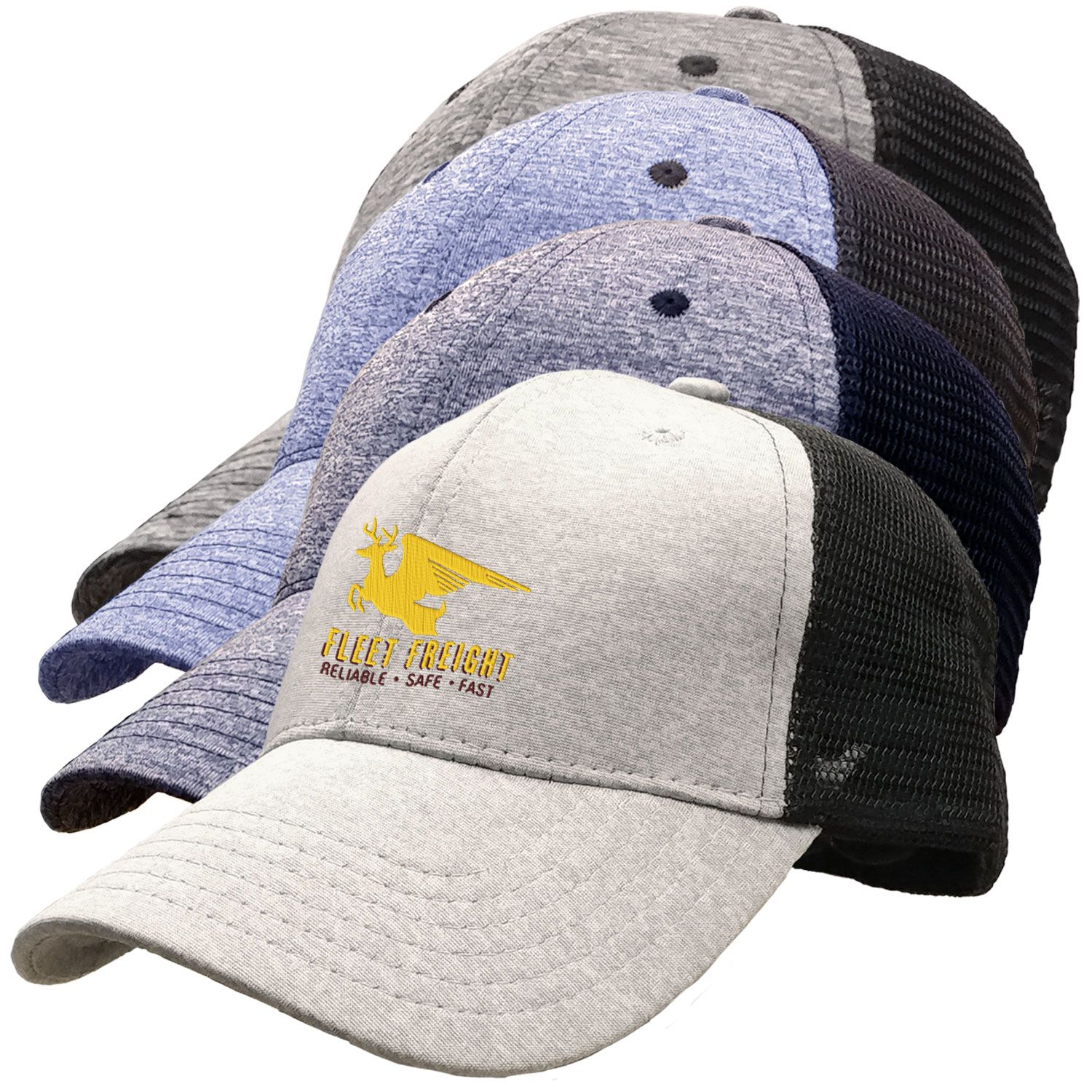 COSMIC TRUCKER HAT WITH MESH - EMBROIDERED 12