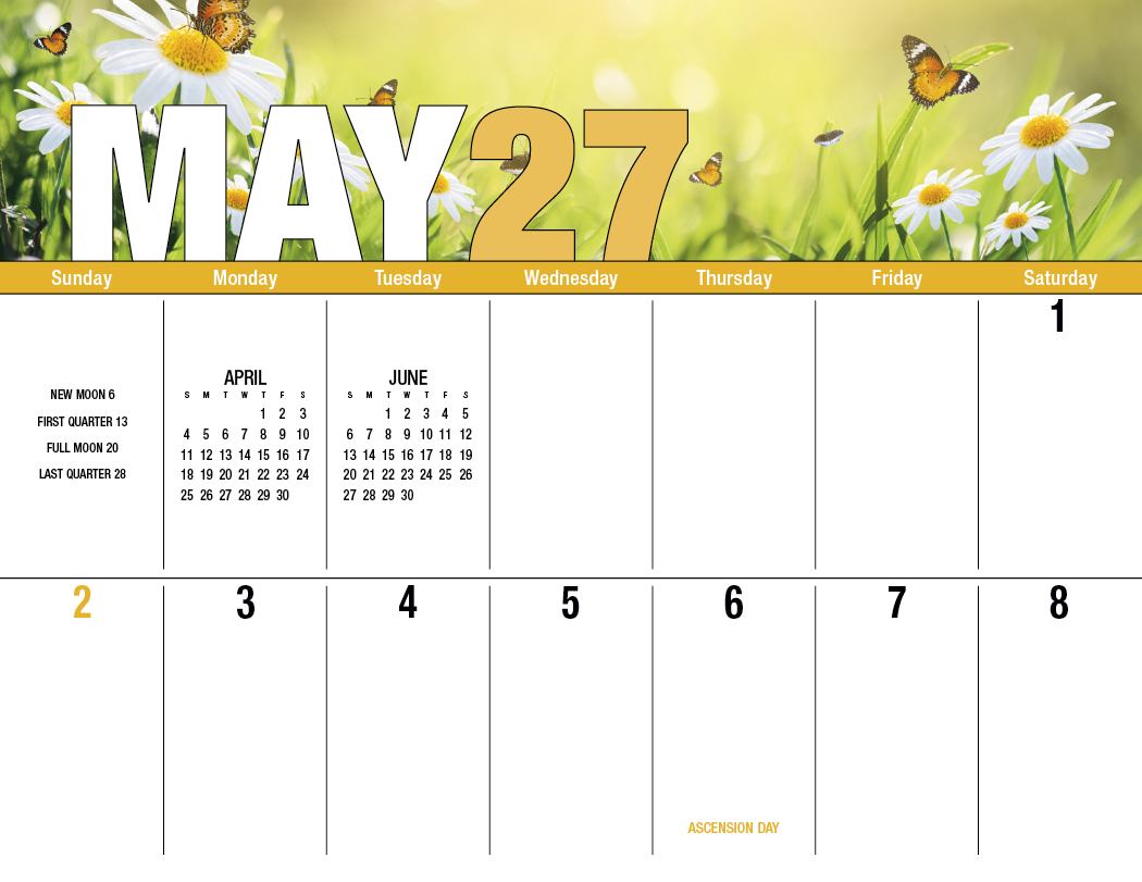 Good Value™ Seasonal Expressions Big Block - Stapled Calendar 53