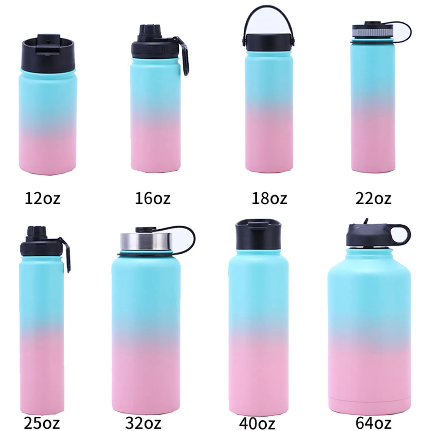 Vacuum Insulated Stainless-Steel Sports 16 OZ Water Bottle 6