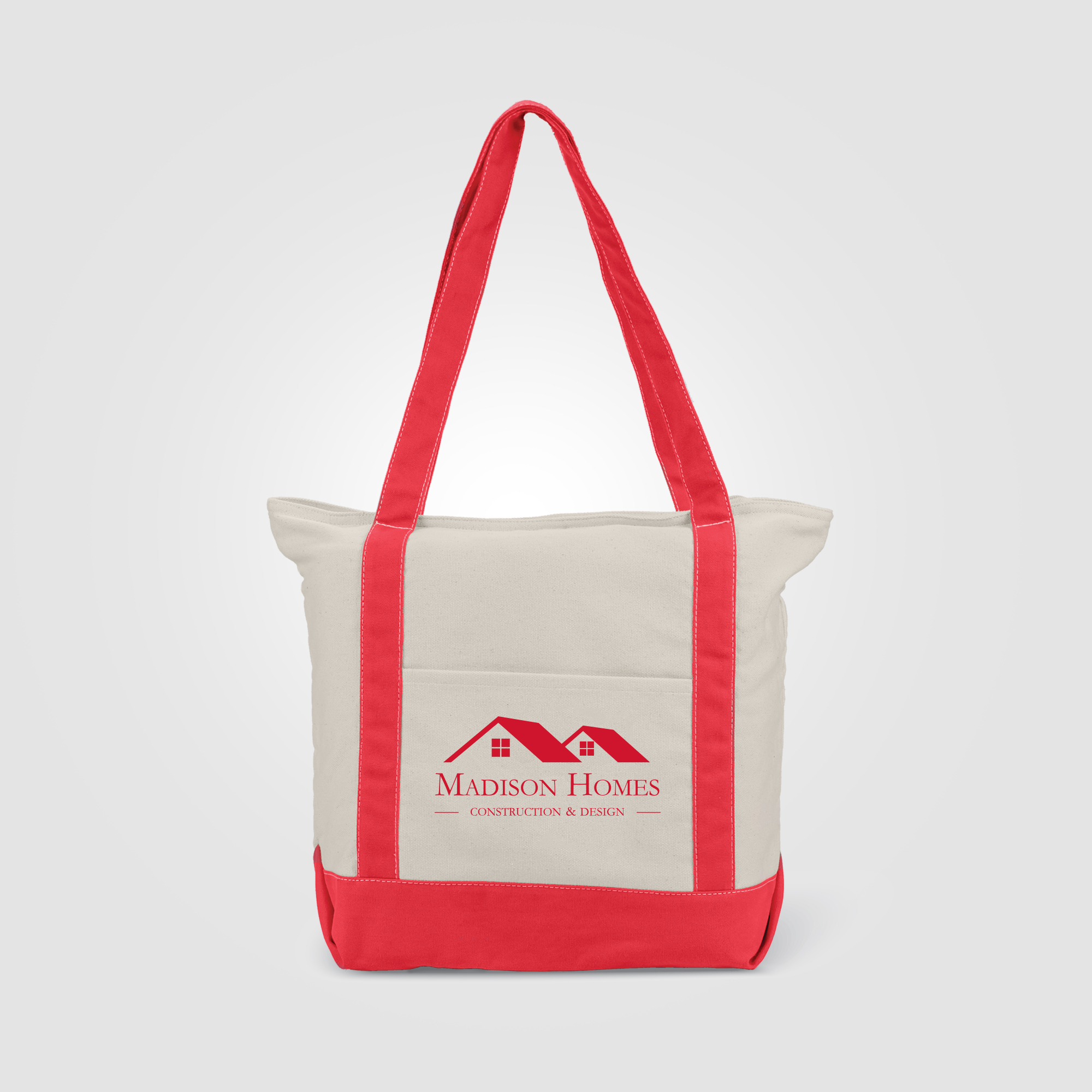 Zephyr - 12 oz. Cotton Canvas Tote Bag 6
