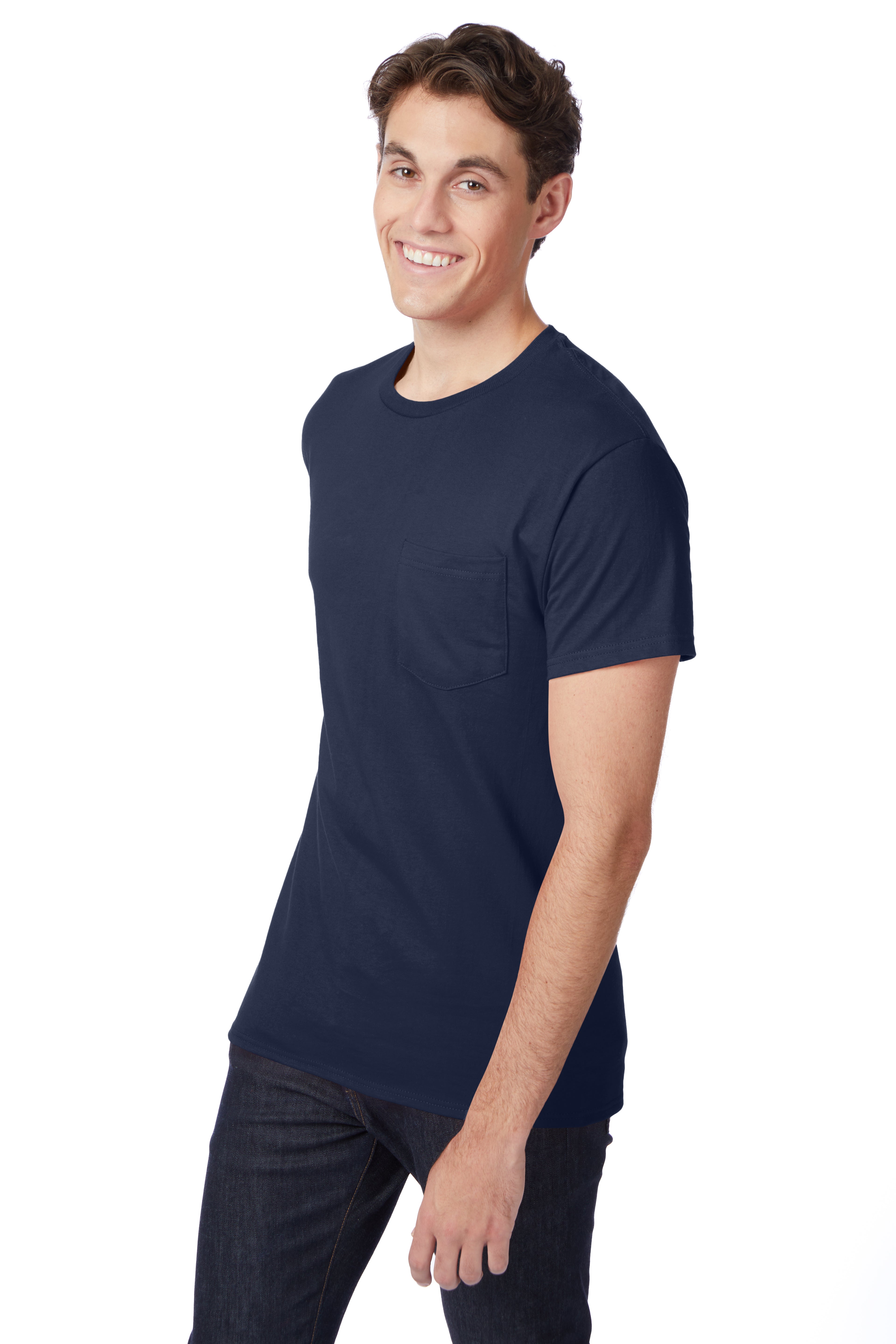 Hanes Authentic-T T-Shirt with Pocket 2