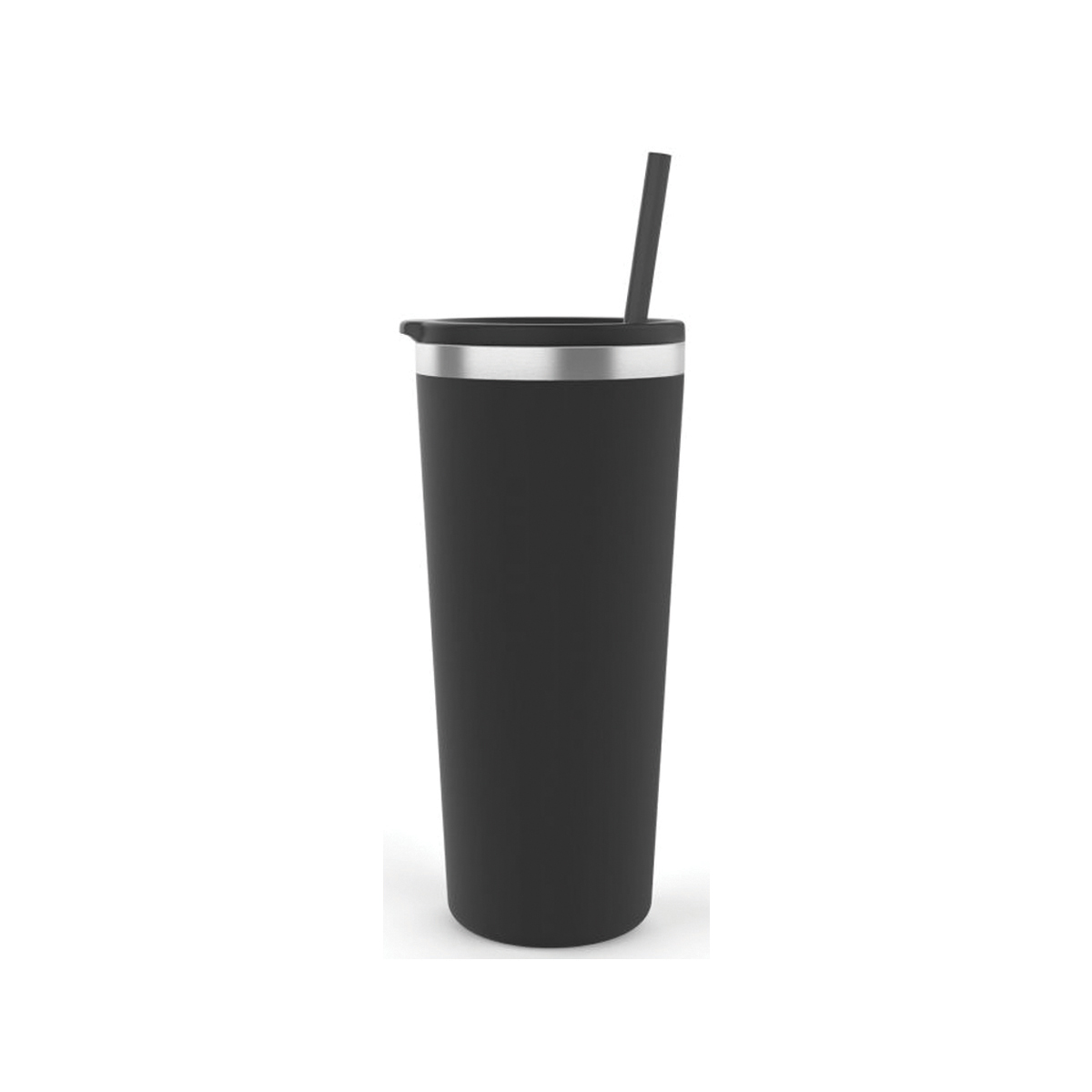 22 Oz. Maars Black Roadie Tumbler w/Straw 3