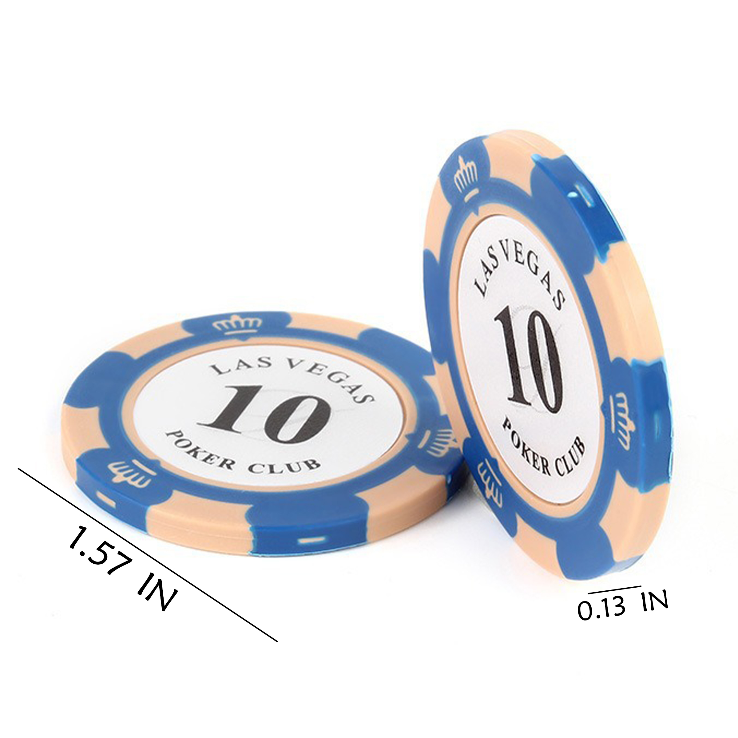 Polypropylene Poker Chip Coin 2
