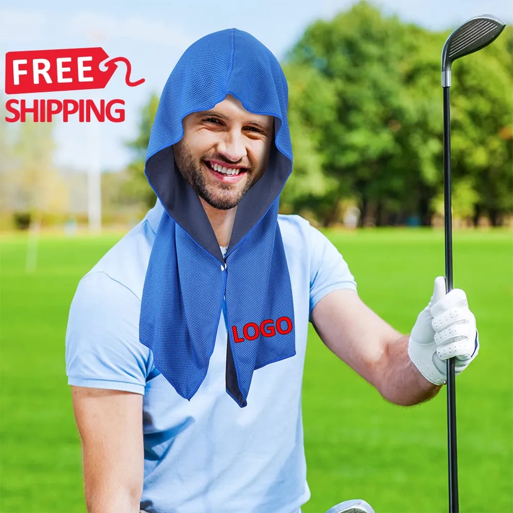 Cooling Hoodie Towel UV Protection Quick Dry Sport Neck Wrap 11