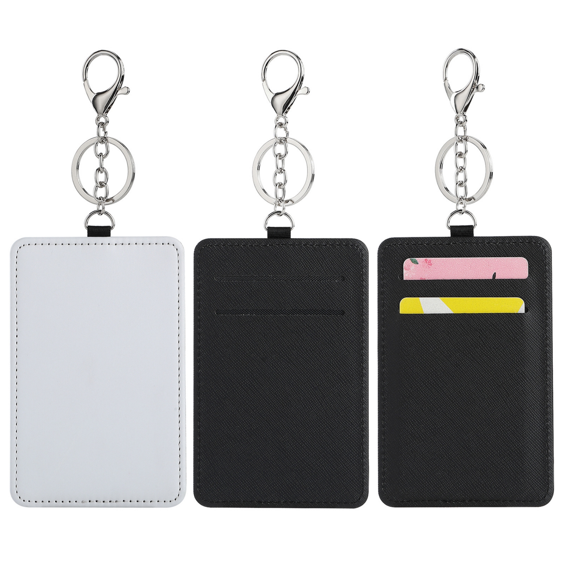 PU Card Holder With Keychain 4