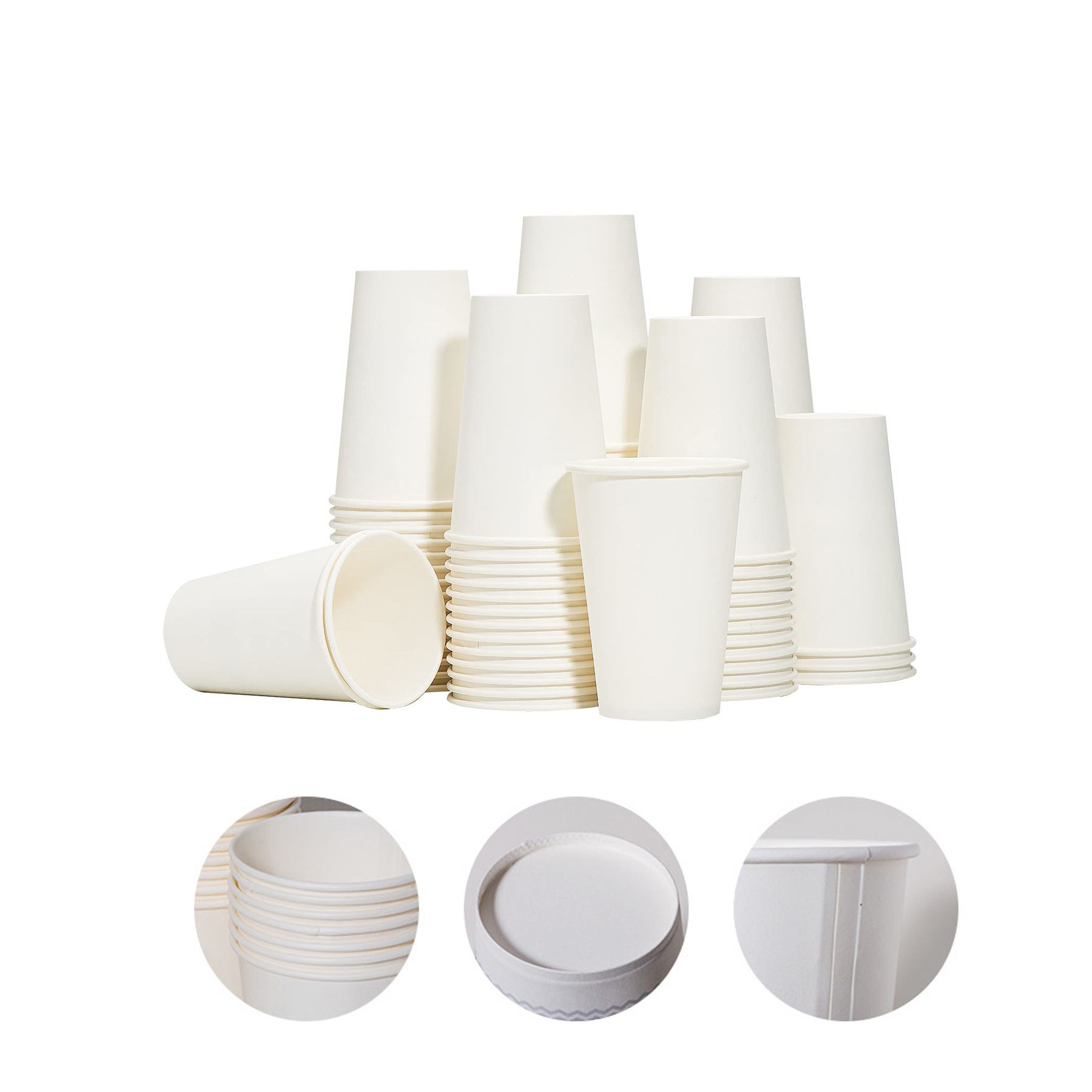 9ozDisposable Paper Cup, custom paper cup with logo imprint 3