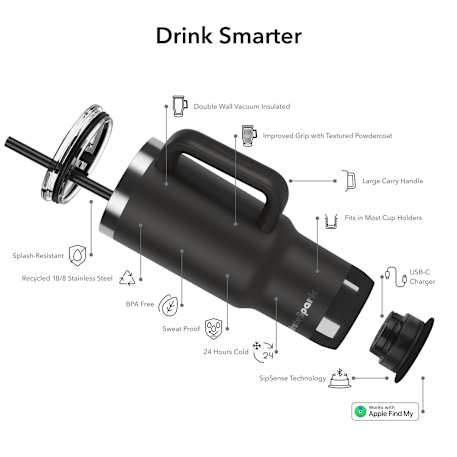 HidrateSpark Pro 2 Tumbler 30oz 92