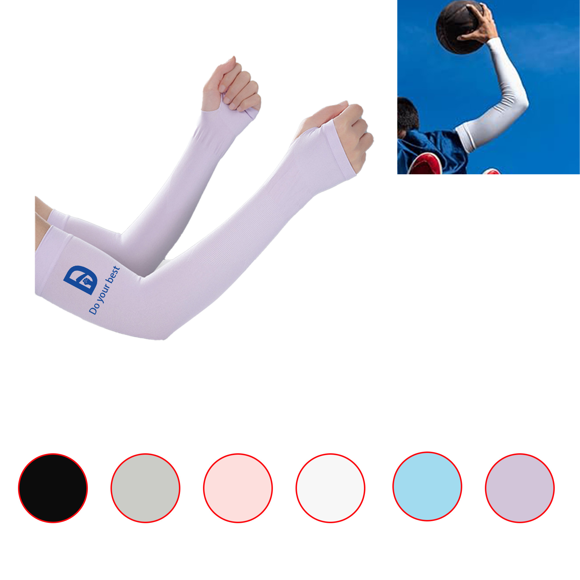 Arm Sleeves Featuring Thumb Holes 3
