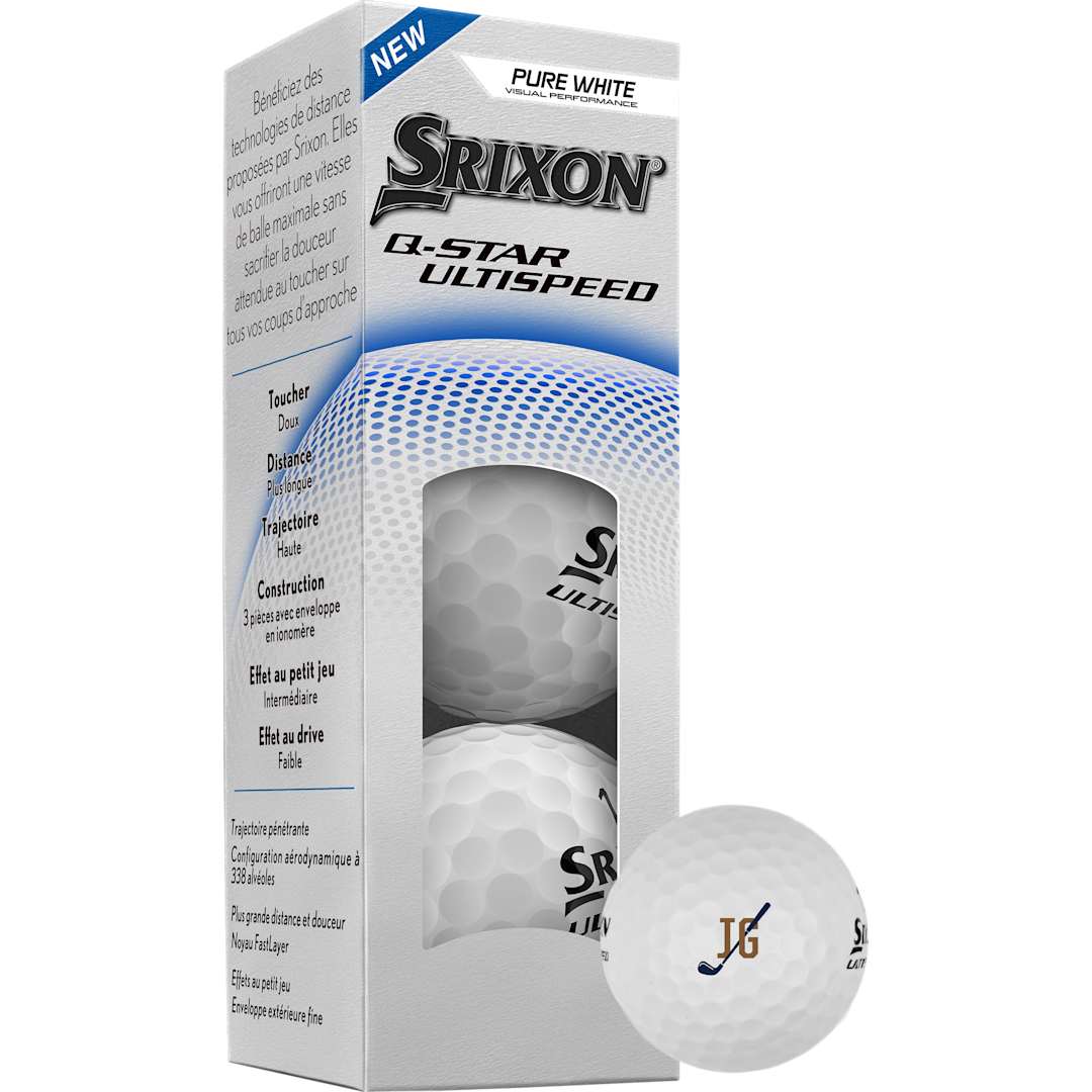 Srixon Q-STAR ULTISPEED Golf Balls - 3 Pack 68