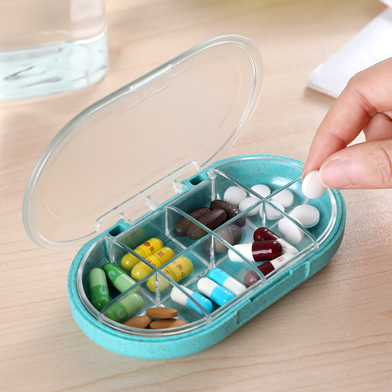 8 Compartments Waterproof Pill Box 3