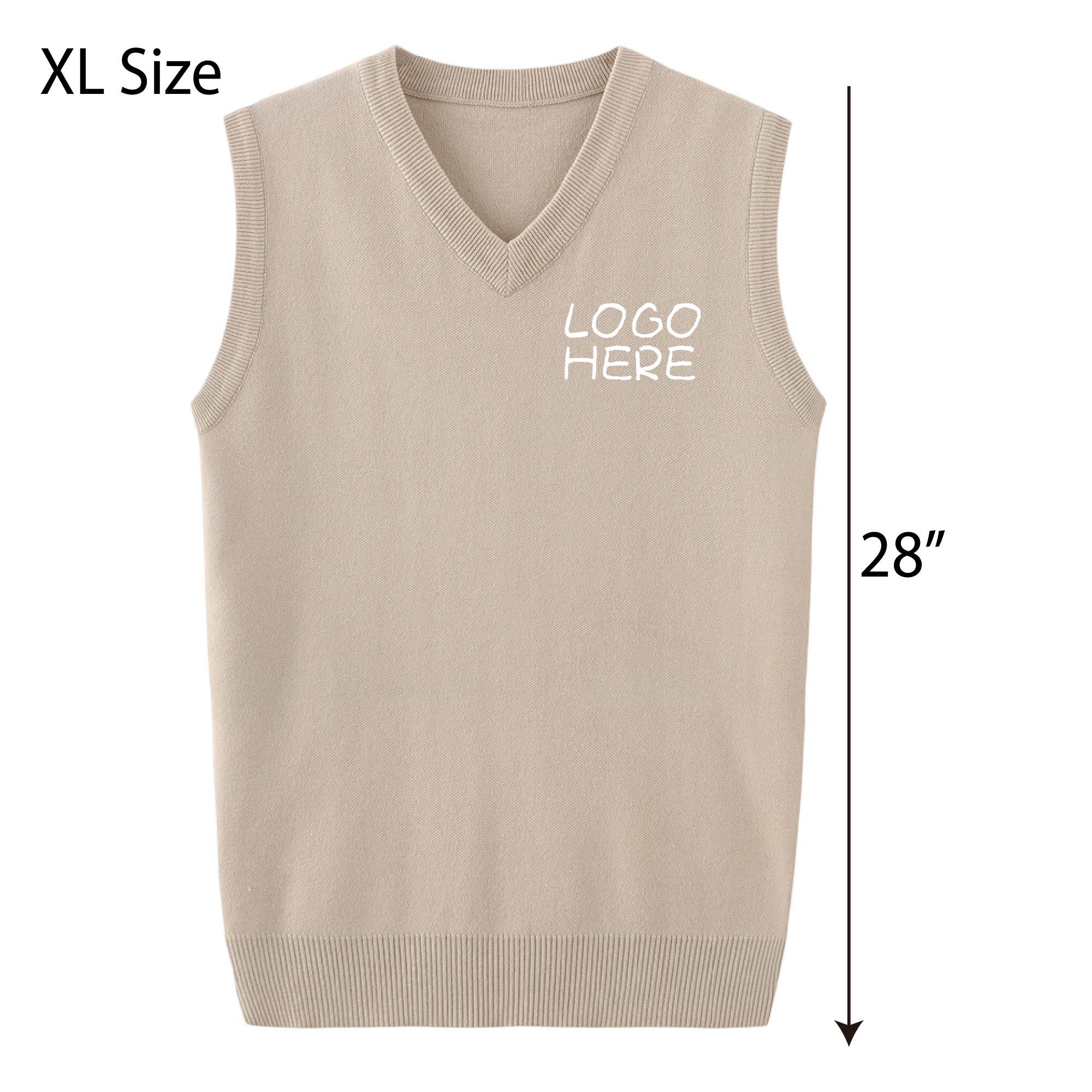 Thickened V-Neck Vest 1
