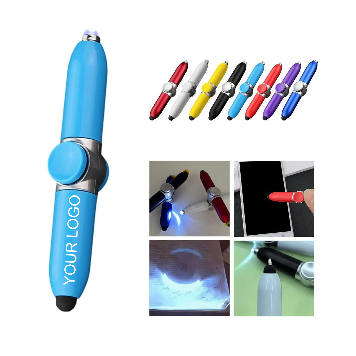 0.4" x 5.12" LED Fidget Pen with Built-in LED Light and Gyroscope 4