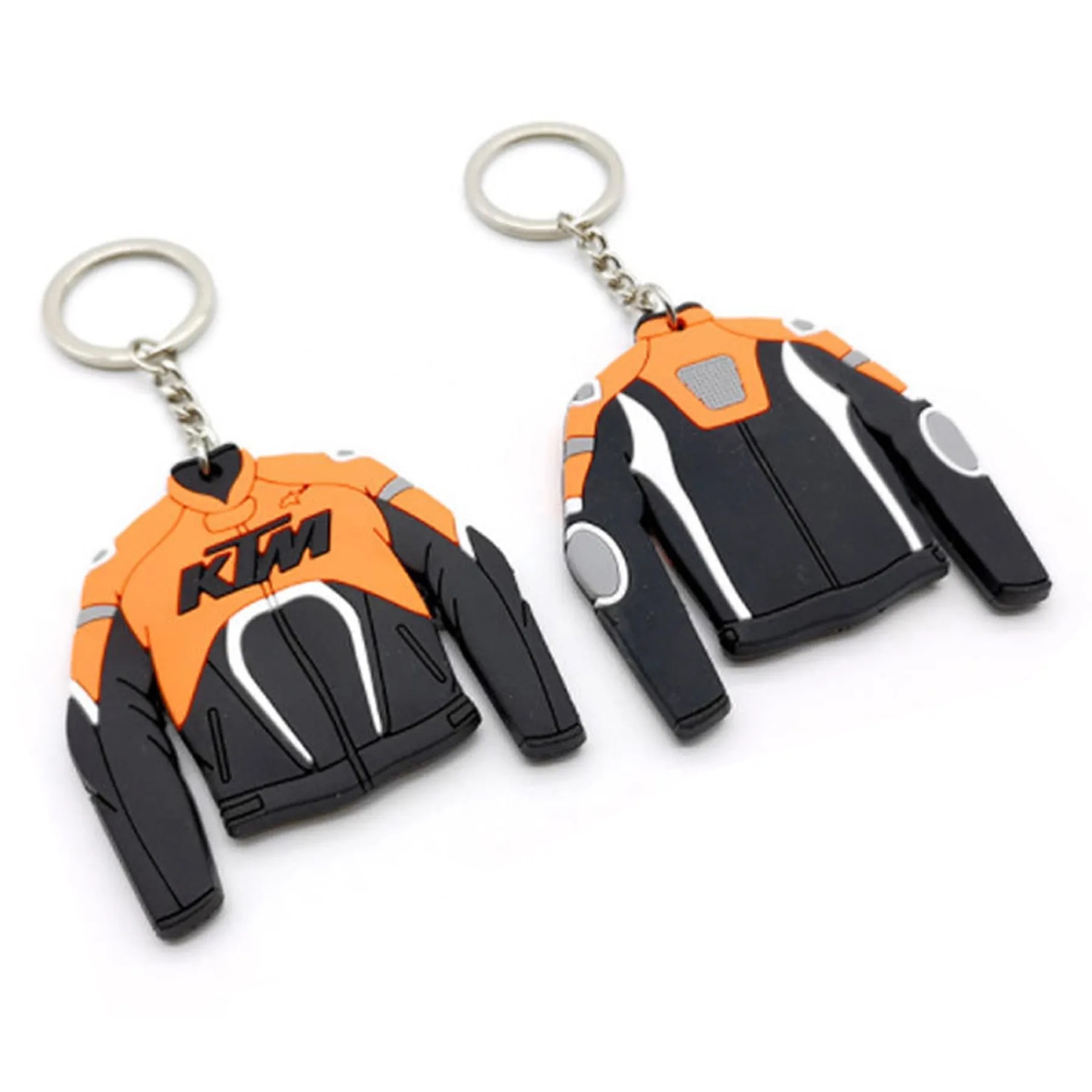 Pvc Racing Suit Double-Sided Keychain 3