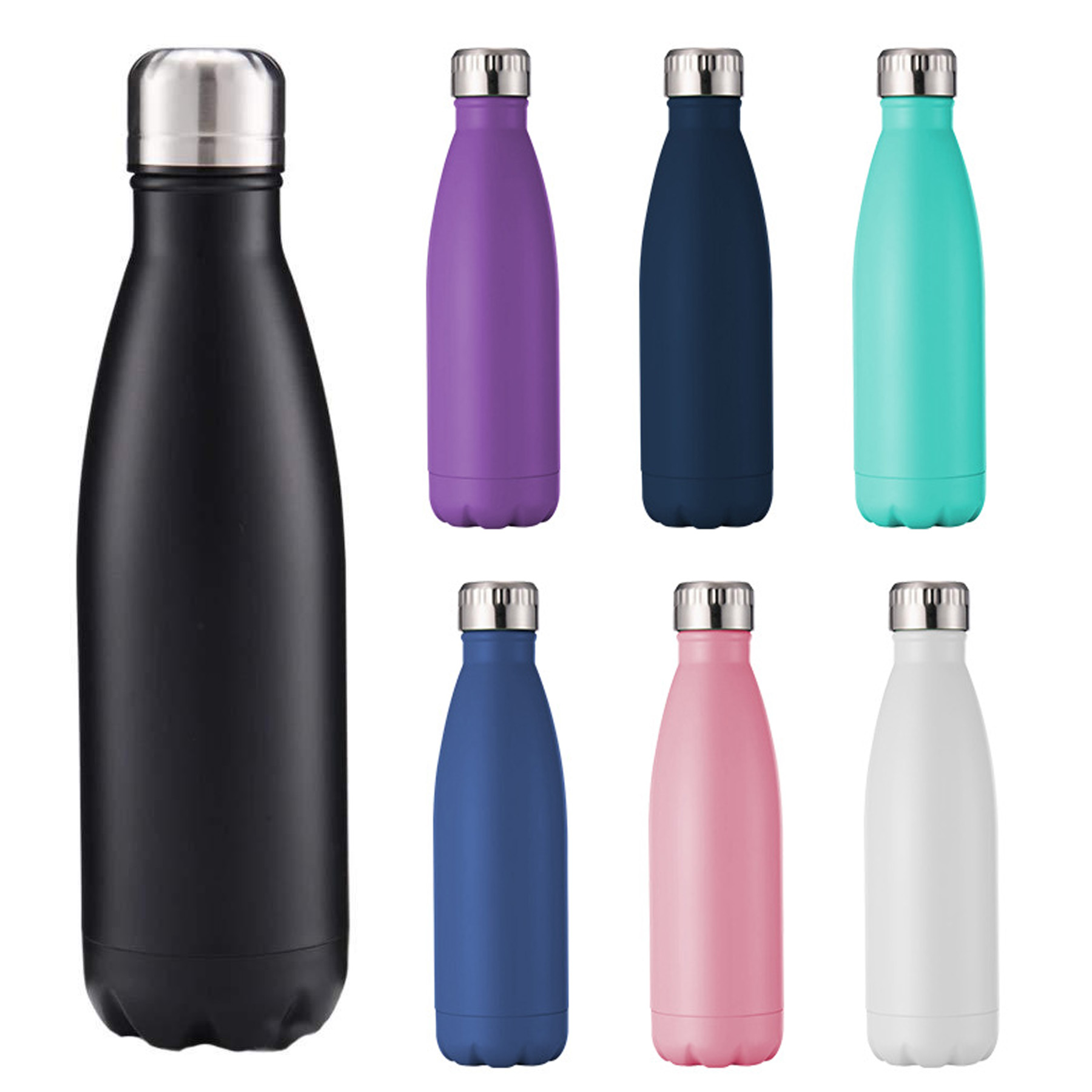 16.9oz Stainless Steel Water Bottle 2