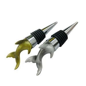 Elegant Fish Tail Design Alloy Wine Stopper 4