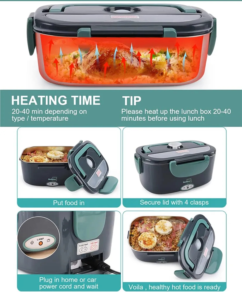 Electric Heated Lunch Boxes Adults 5
