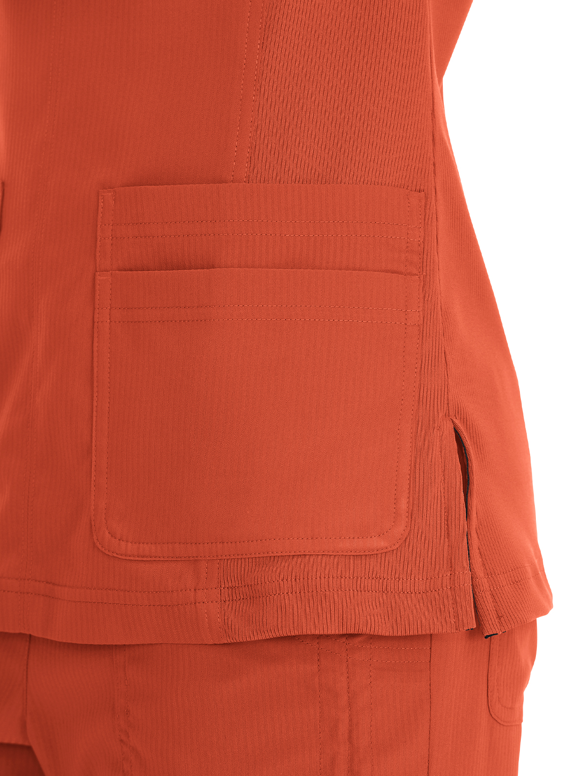 koi - Lite - Women's Four-Pocket Zipper Neck Serenity Top 3