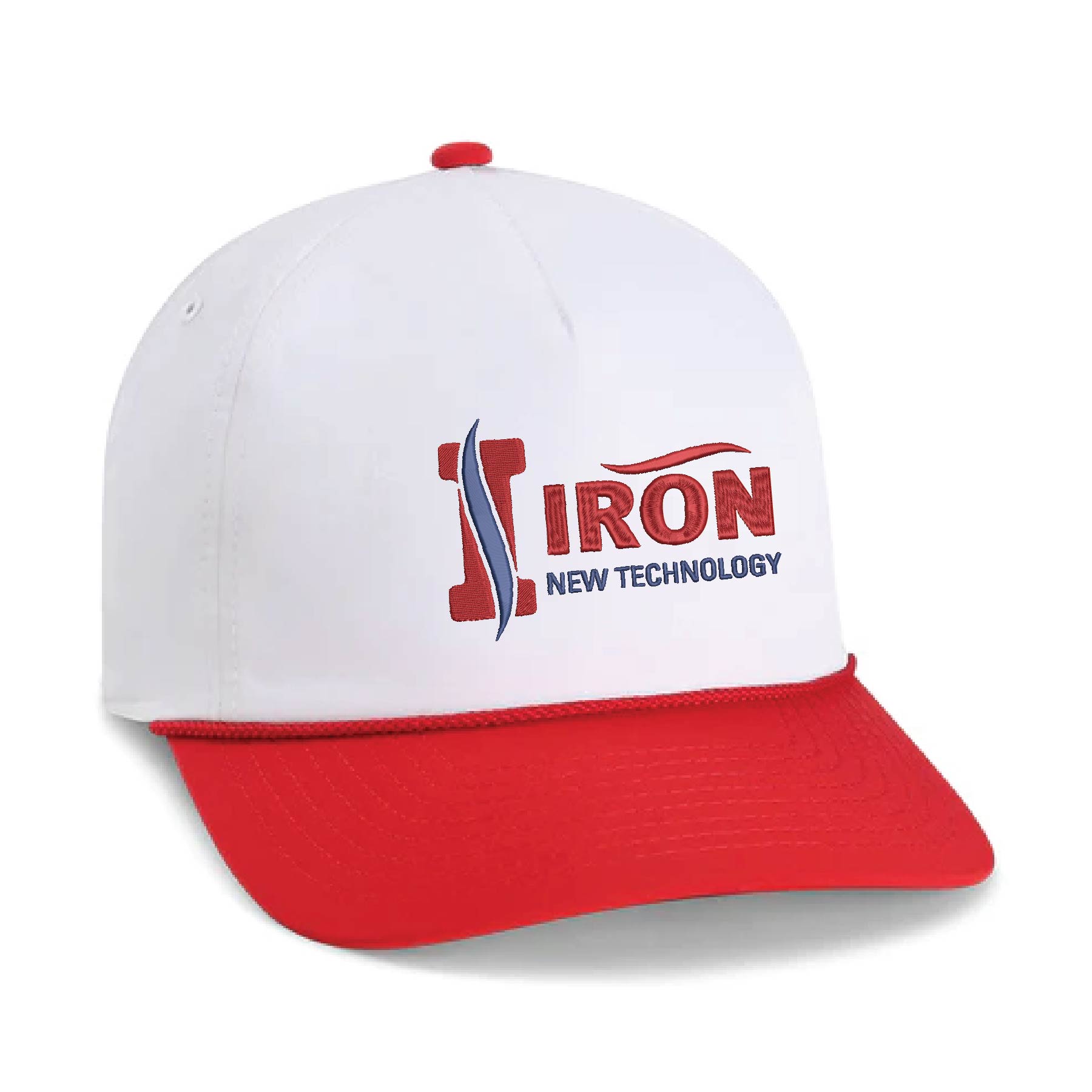 Imperial 5054UT 5-Panel The Harrison Two-Tone Performance Rope Cap with Patches or Embroidery 3