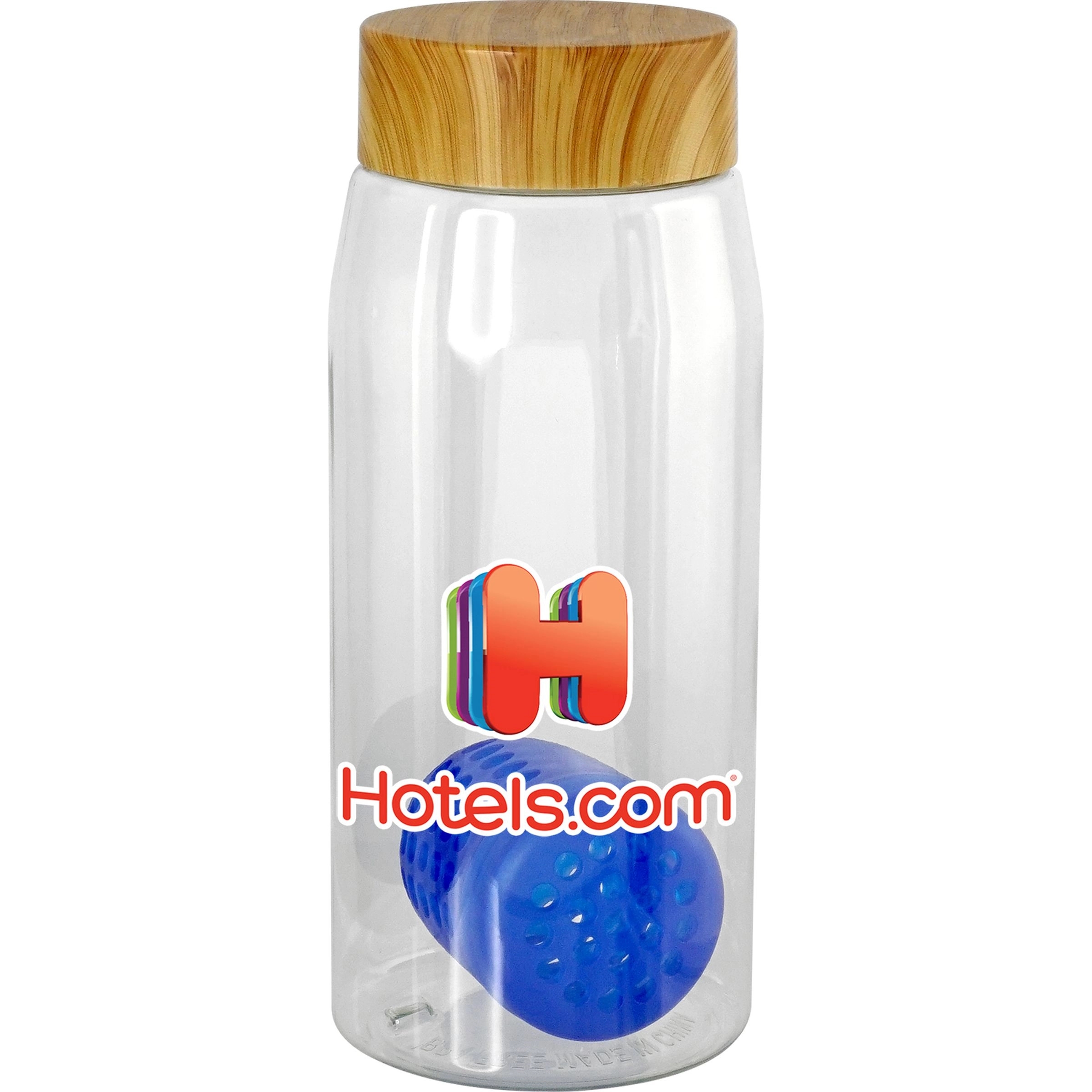 Bamboo Pattern 25 oz. Recycled Bottle with Floating Infuser 11