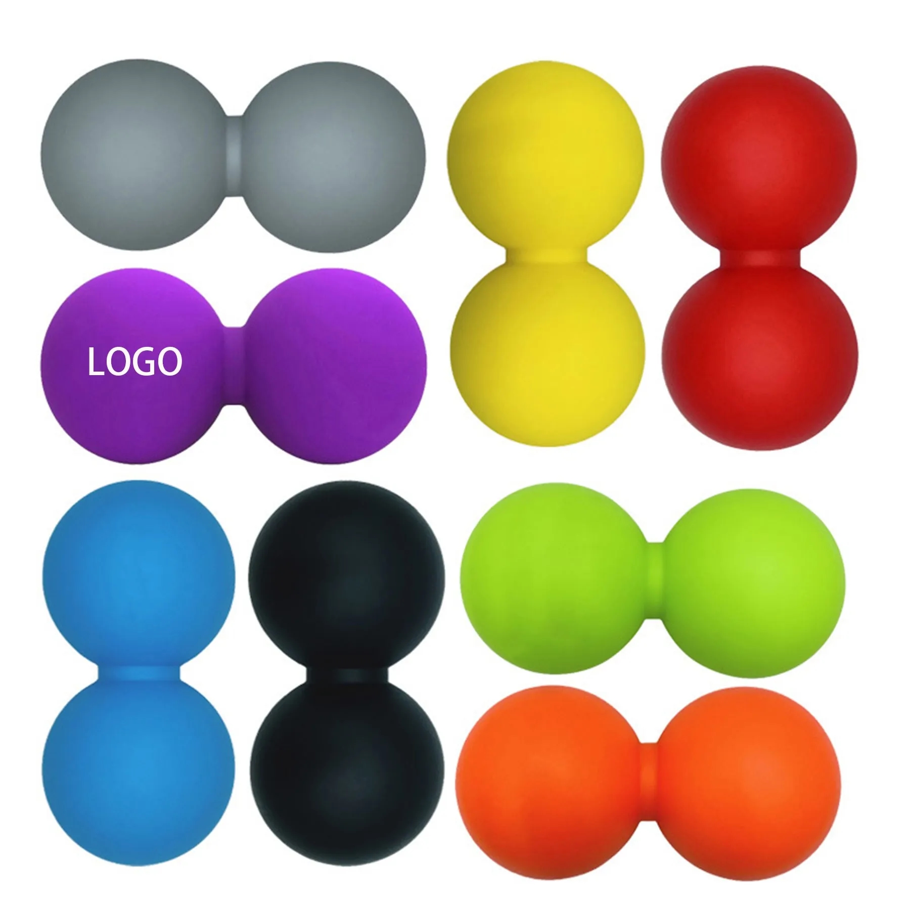 Yoga Double Silicone Body Massage Ball 7