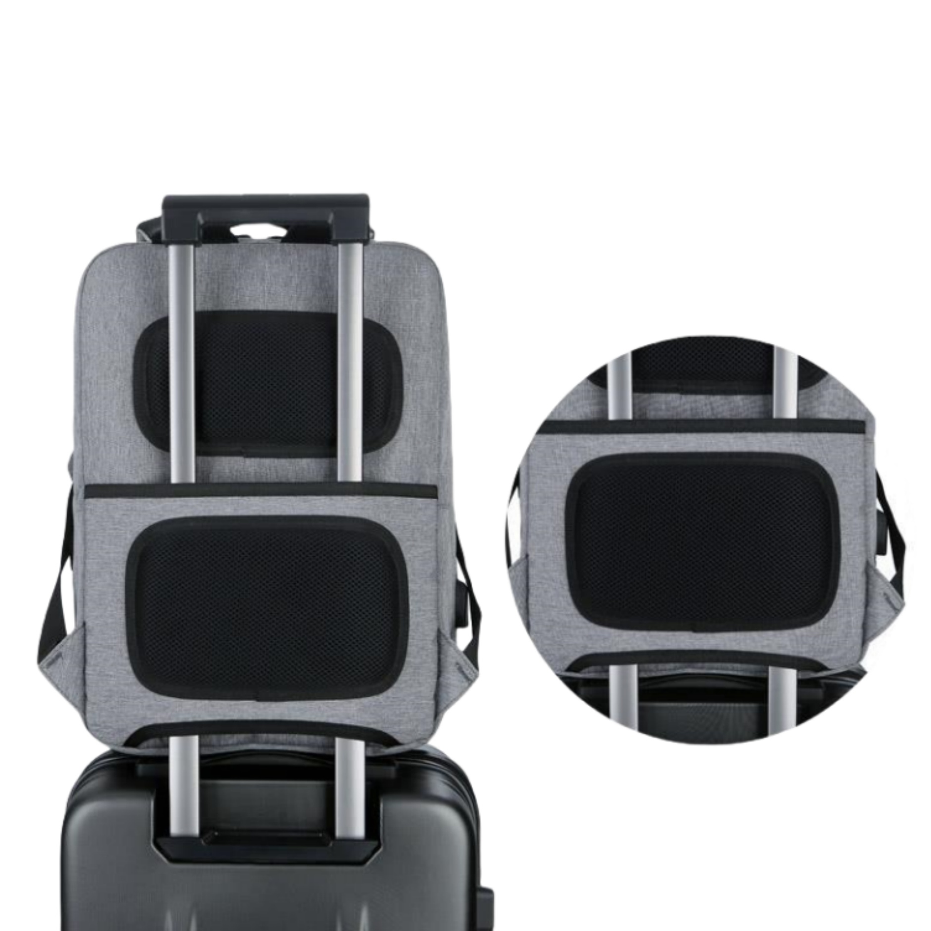 Customizable High End Laptop Backpack Luggage With USB Port - OCEAN 2