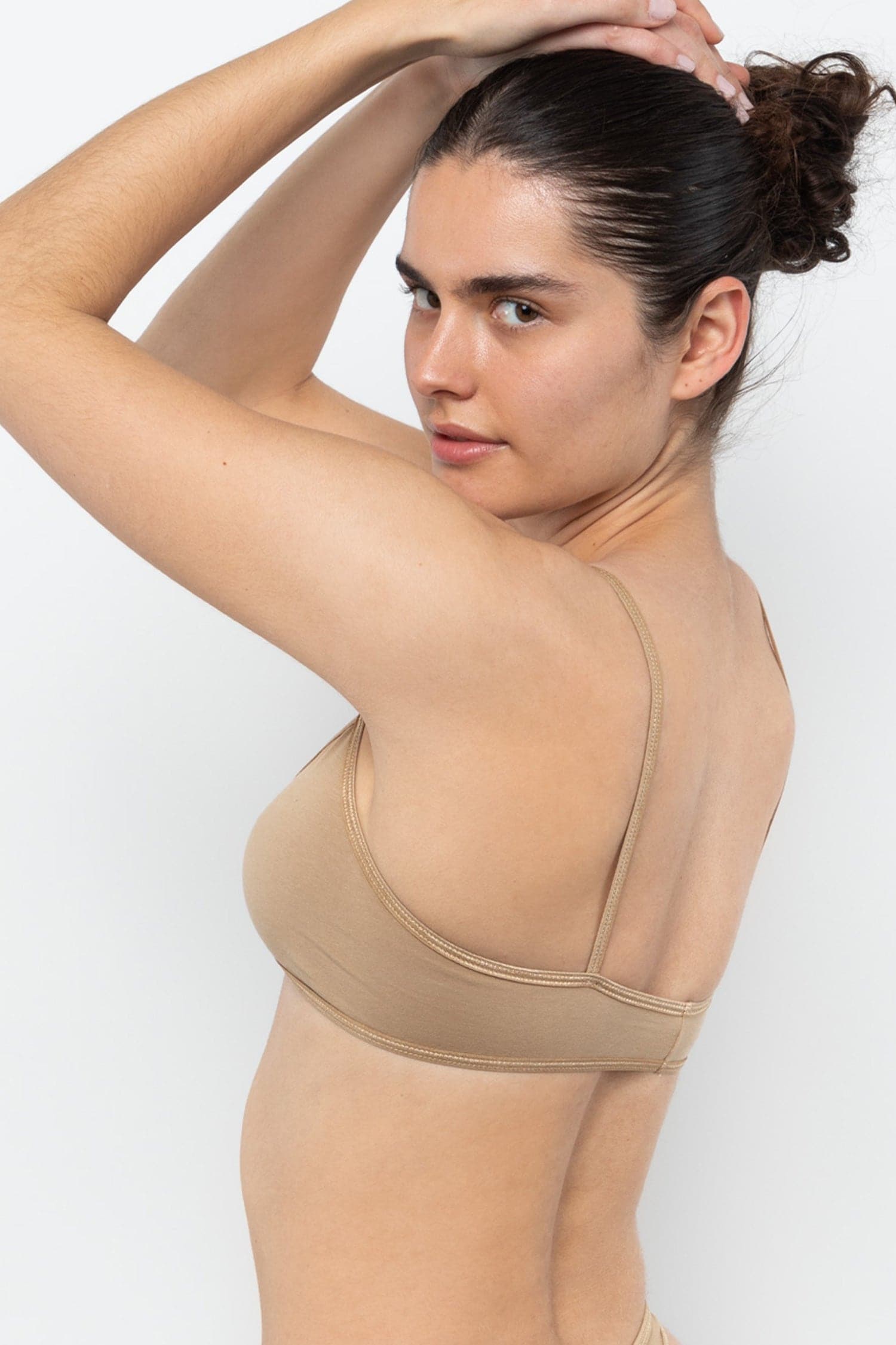 COTTON SPANDEX SPAGHETTI BRALETTE 23