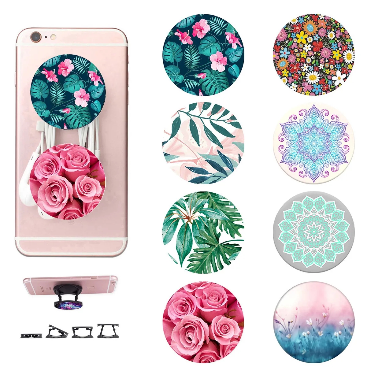 Round foldable phone stand 1