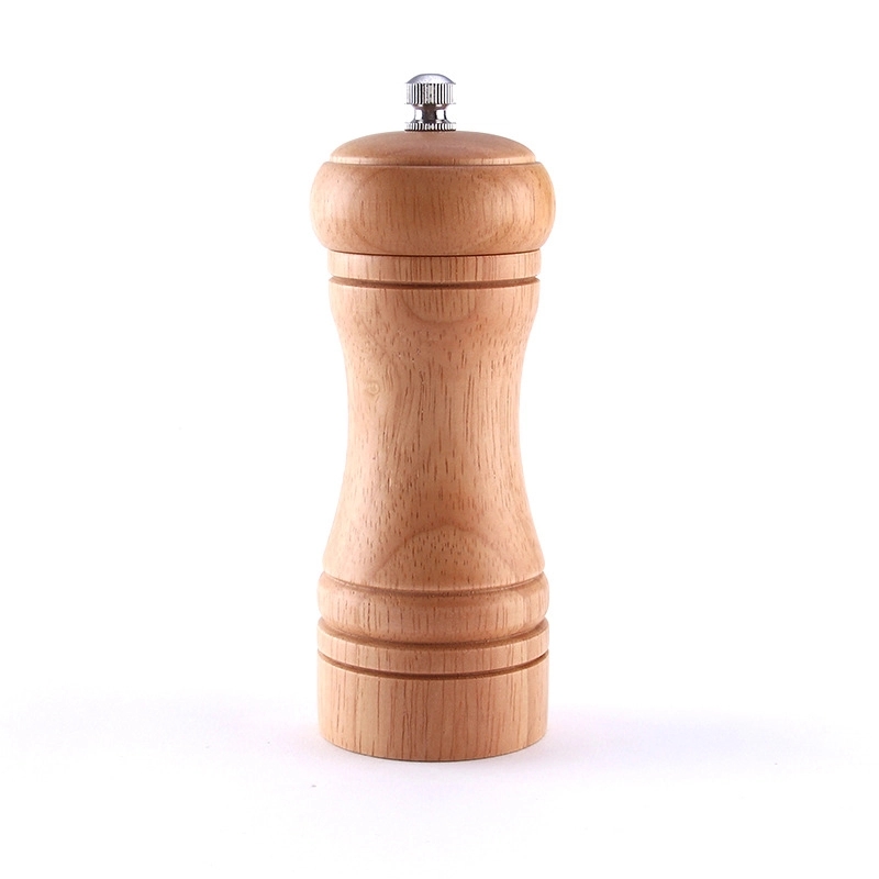 5" Salt/ Pepper Oak Wood Mill Grinder 3